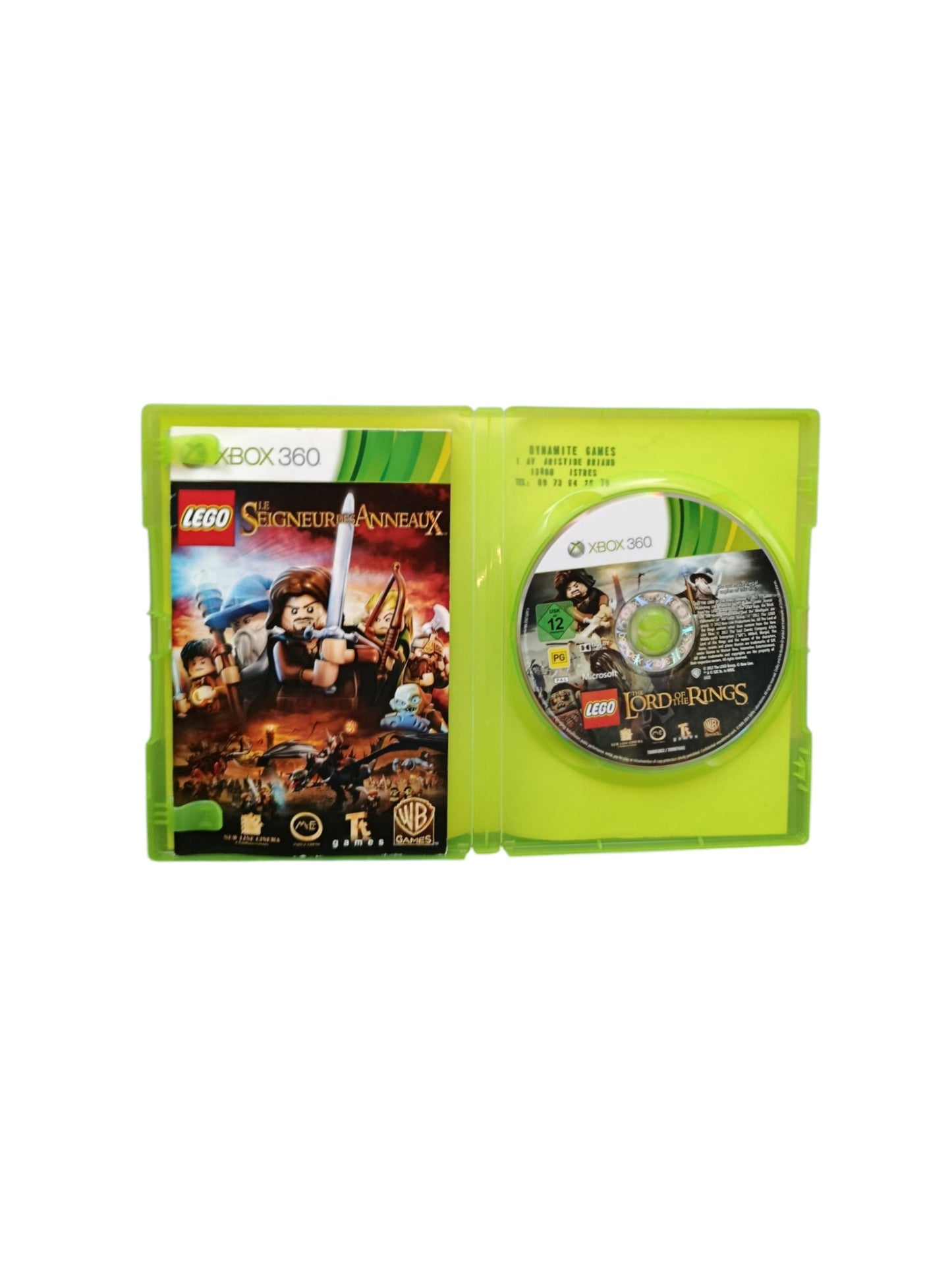 LEGO Le Seigneur des Anneaux Xbox 360 Complet