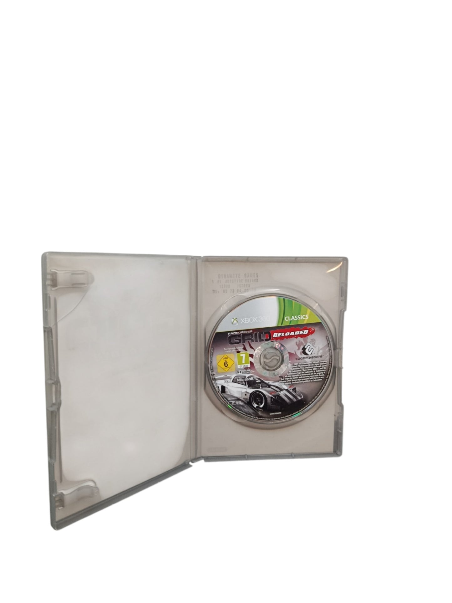 GRID Reloaded Xbox 360 Complet