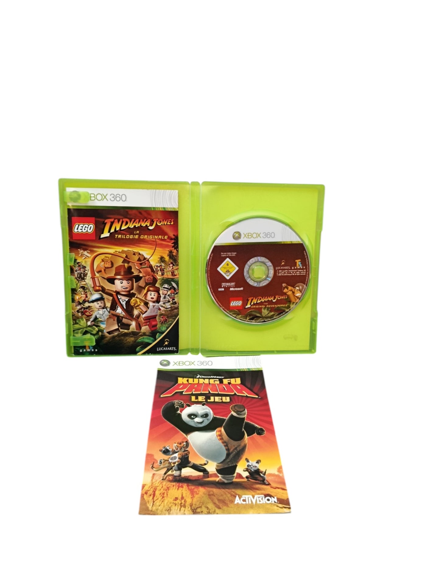 Kung Fu Panda & LEGO indiana Jones Xbox 360