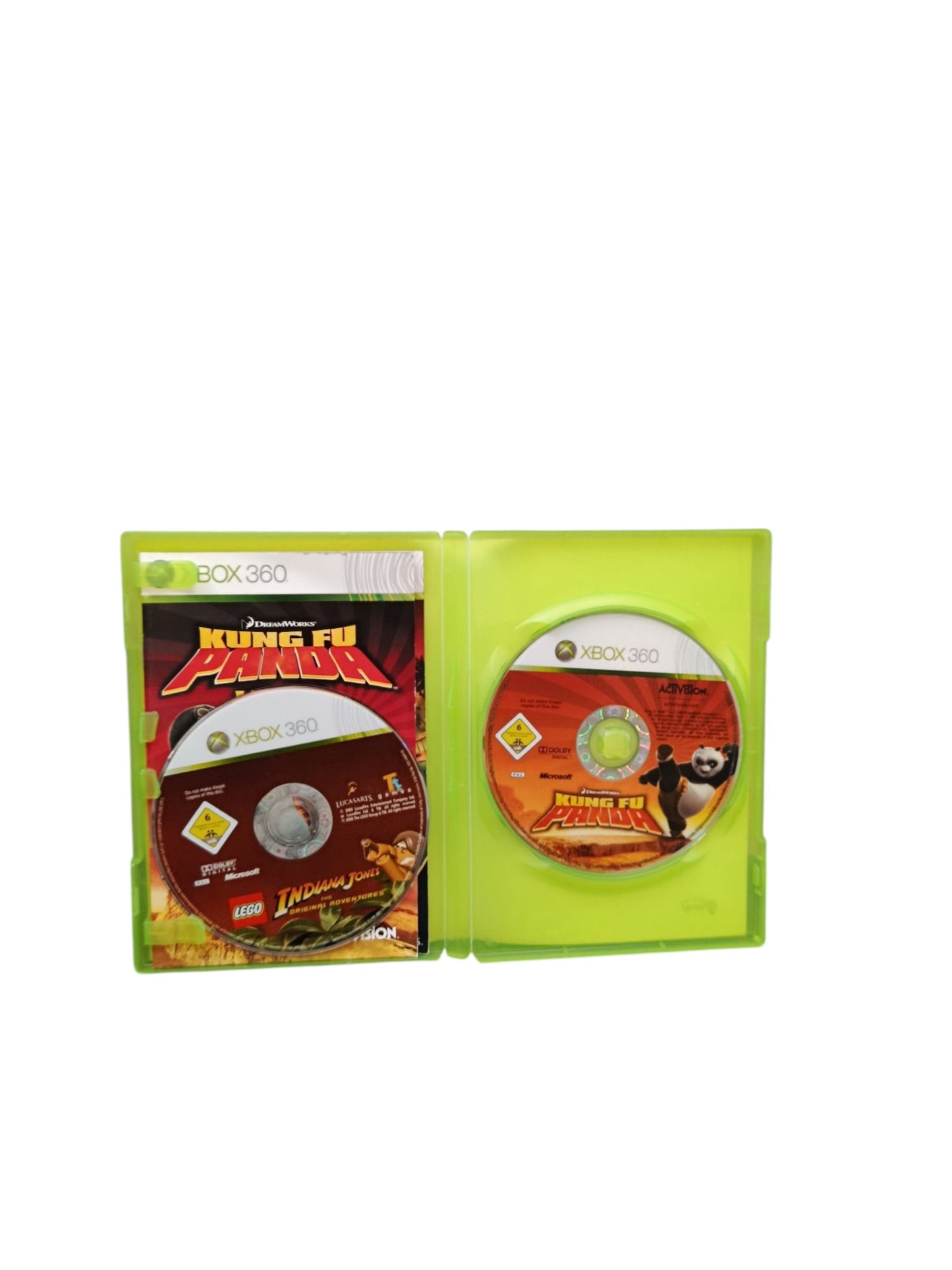 Kung Fu Panda & LEGO indiana Jones Xbox 360
