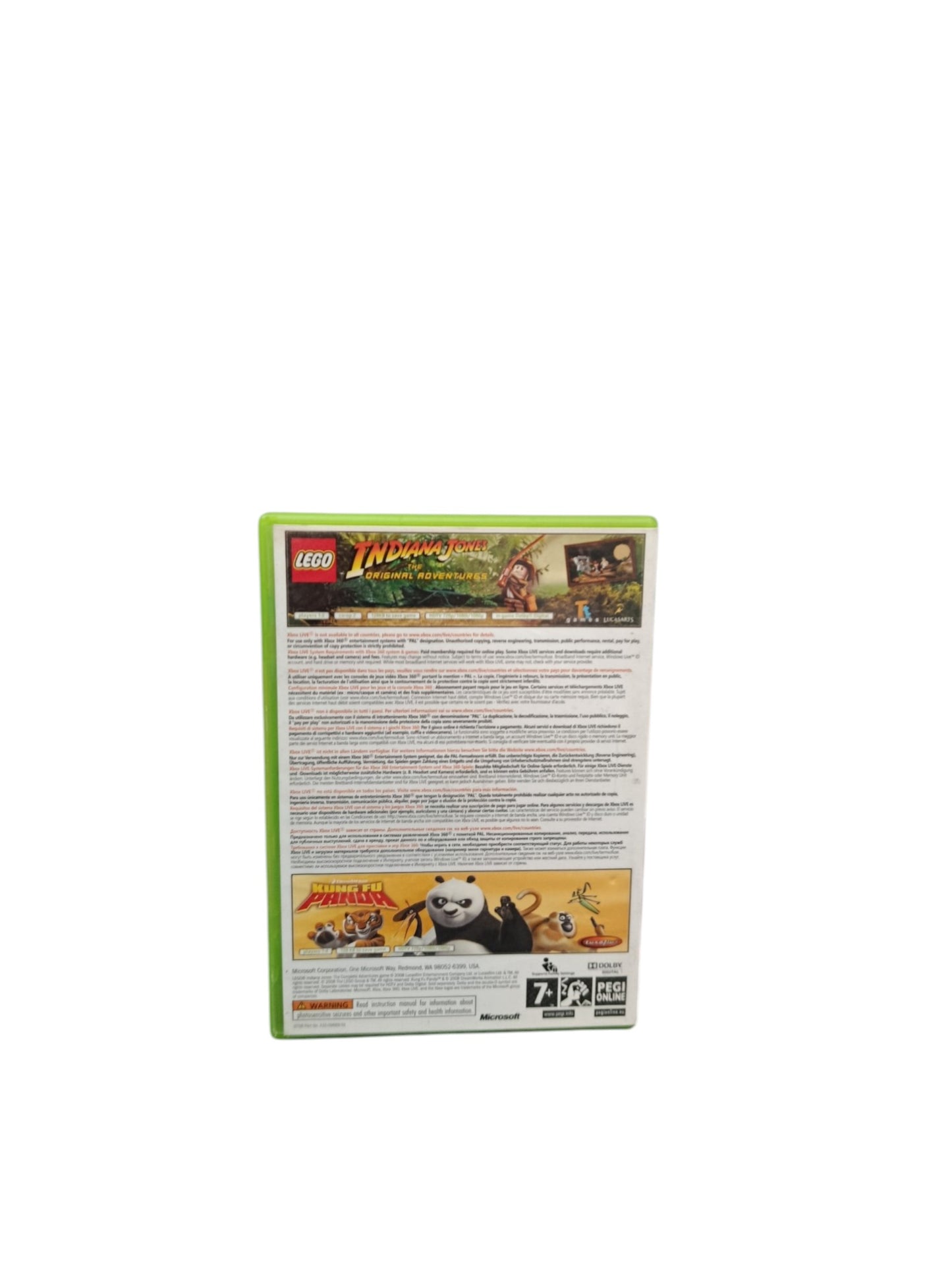 Kung Fu Panda & LEGO indiana Jones Xbox 360