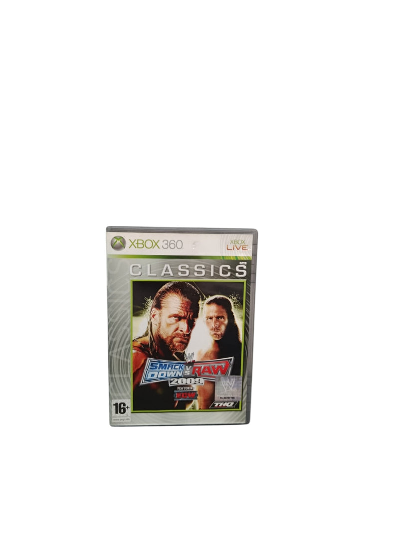 SmackDown vs Raw 2009 Xbox 360 Classics Jeu Complet PAL FR