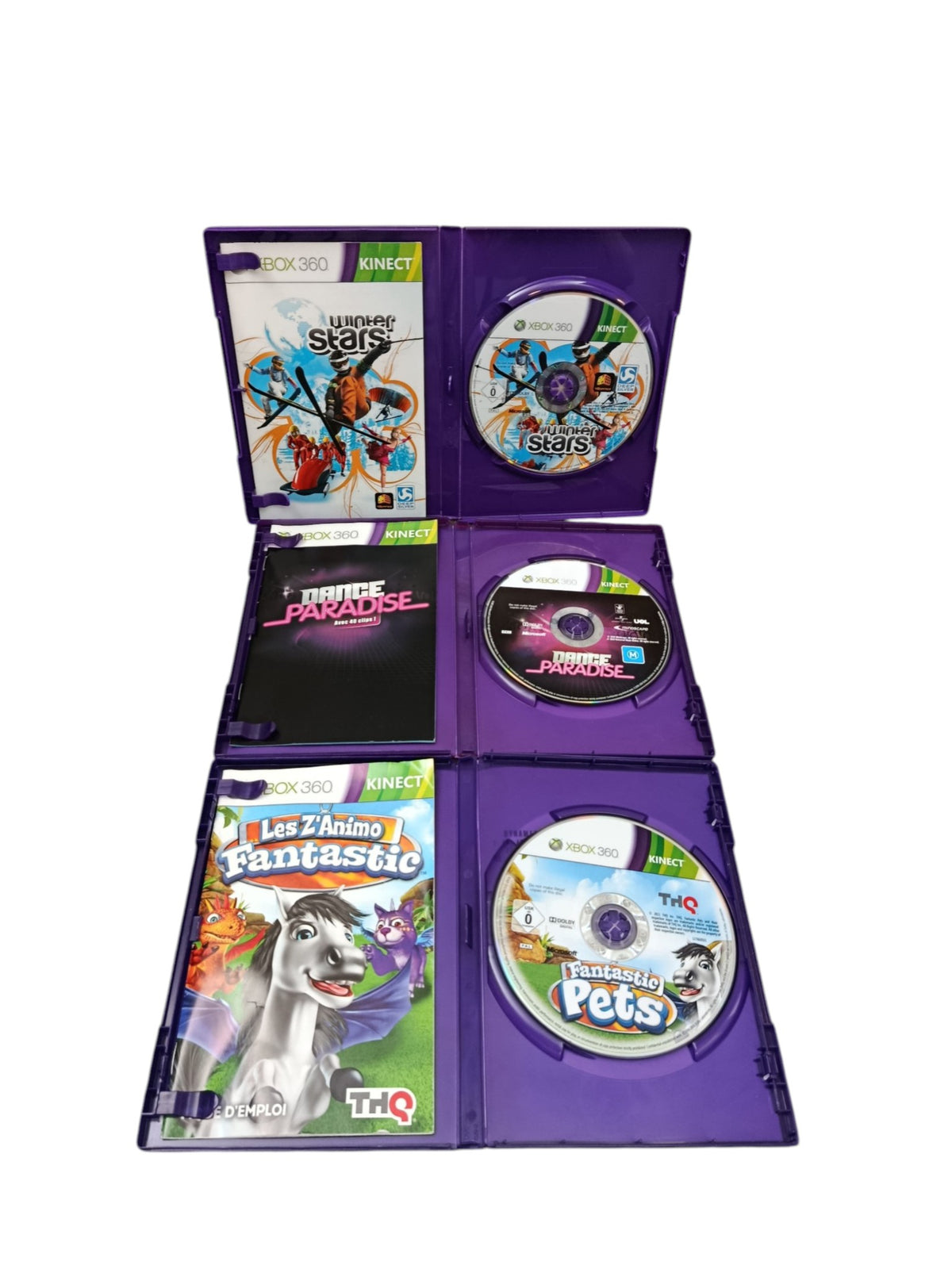 Lot Just Dance Xbox 360 Kinect Jeux Complets PAL FR