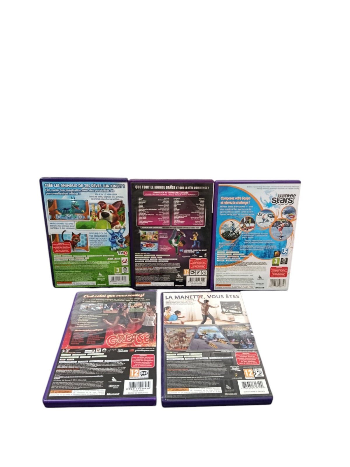 Lot Just Dance Xbox 360 Kinect Jeux Complets PAL FR