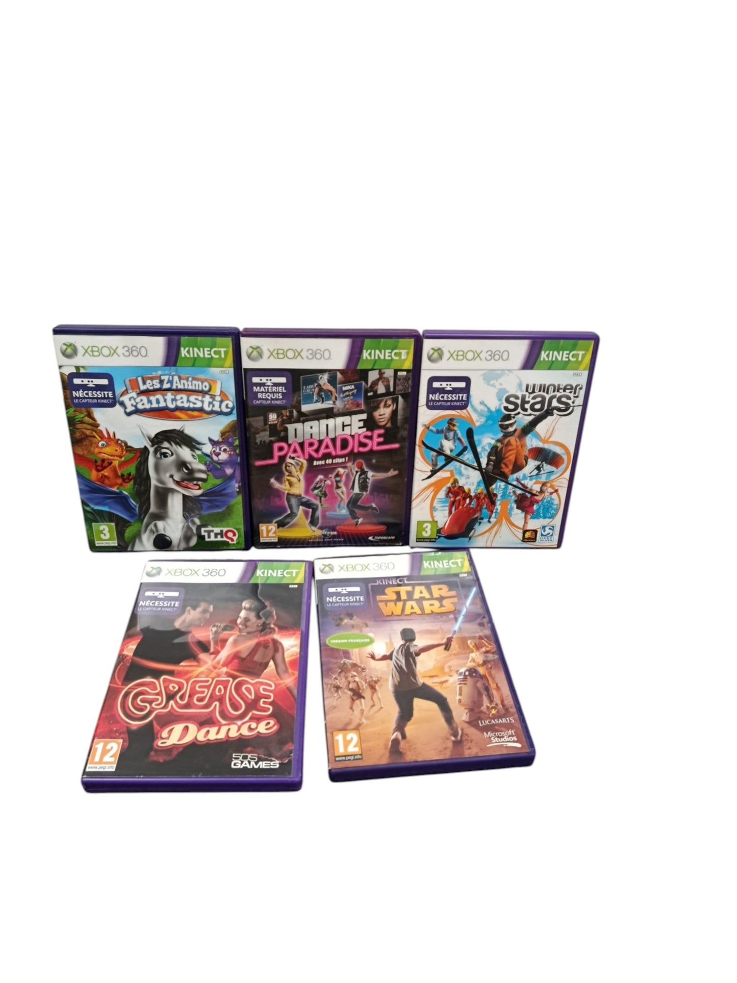 Lot Just Dance Xbox 360 Kinect Jeux Complets PAL FR
