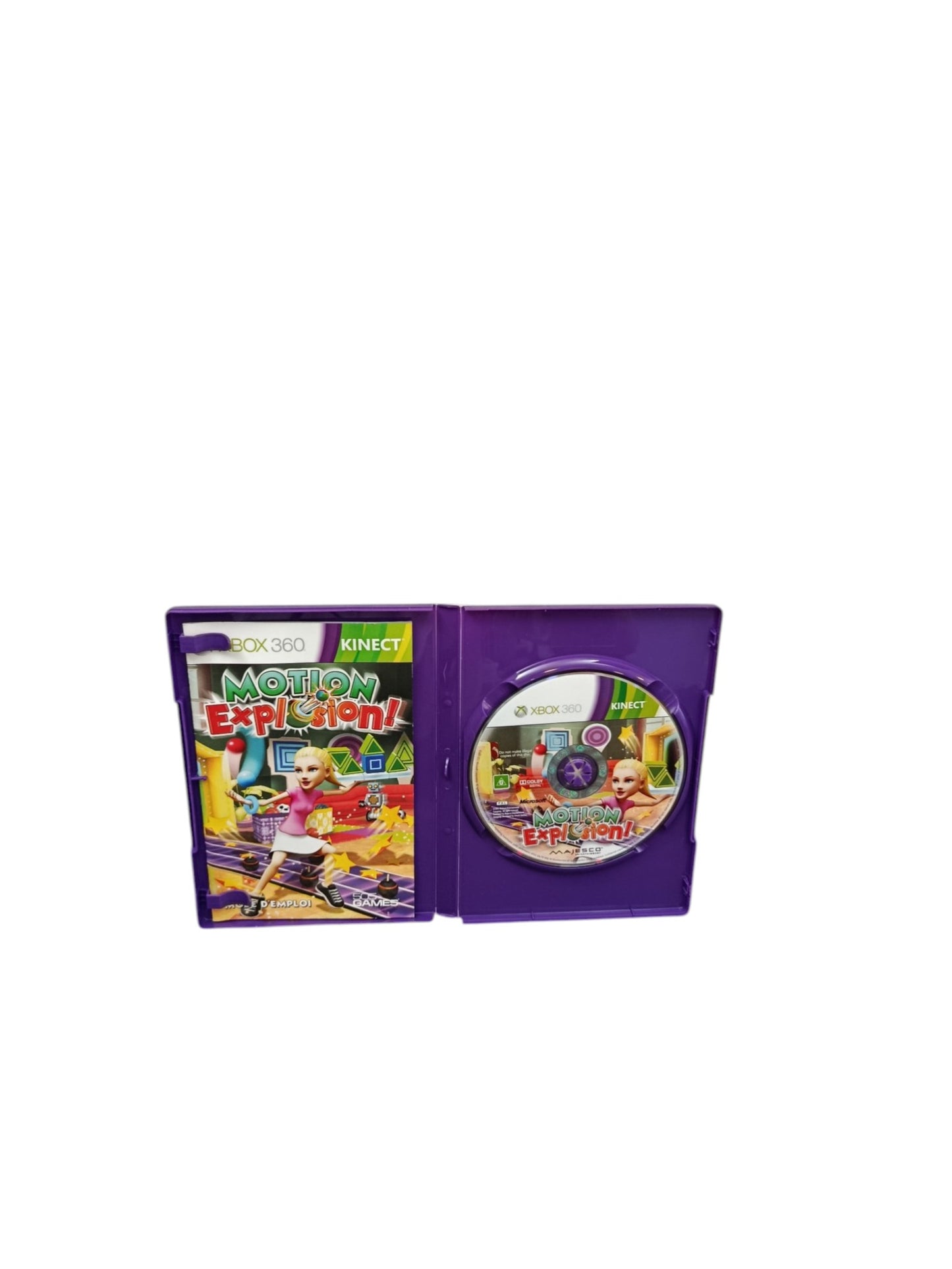 Motion Explosion Xbox 360 Kinect Jeu Complet PAL FR