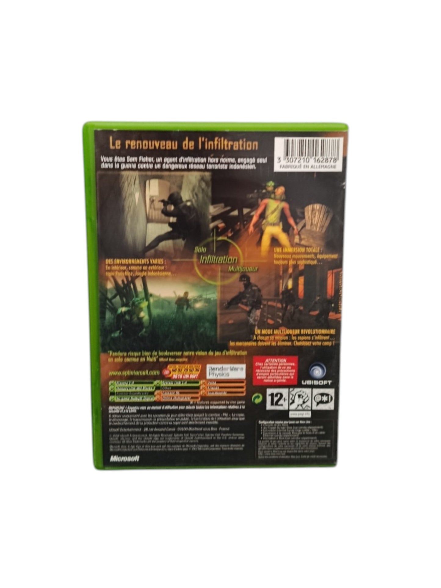 Tom Clancy’s Splinter Cell Pandora Tomorrow Xbox Jeu PAL FR