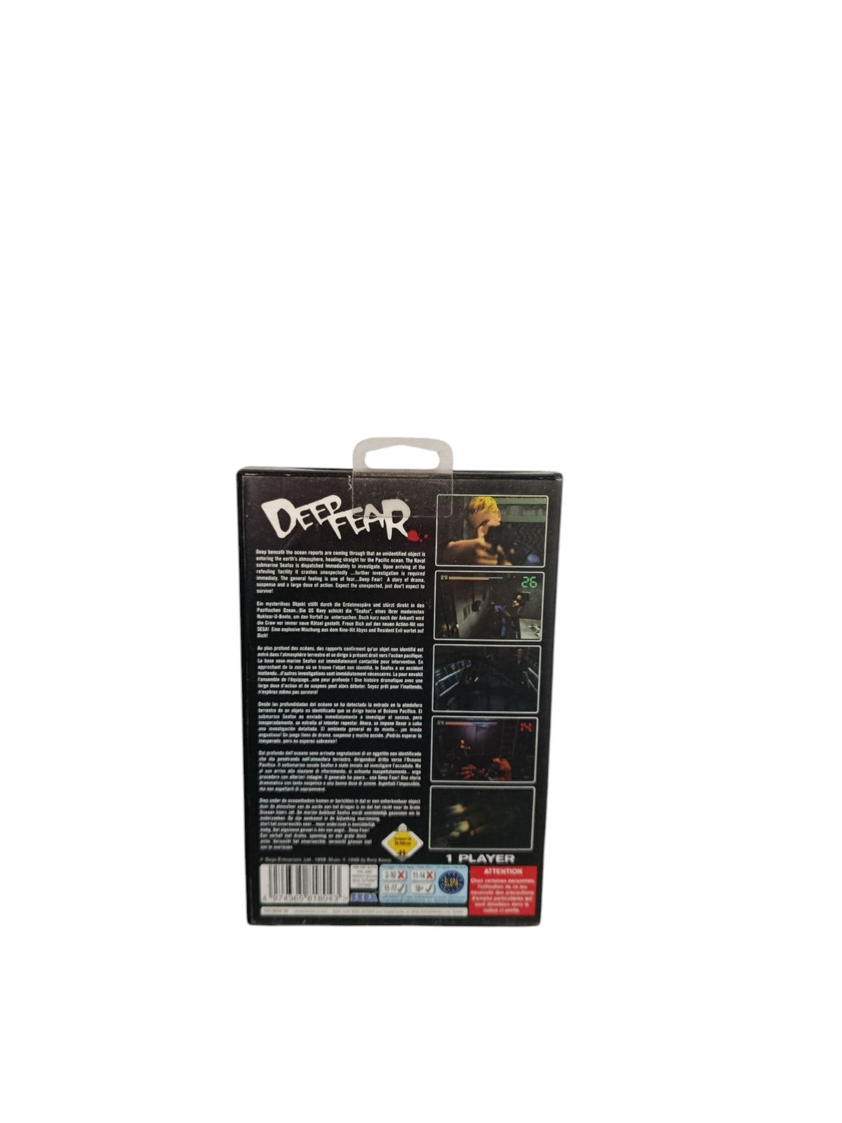 Deep Fear Sega Saturn Complet
