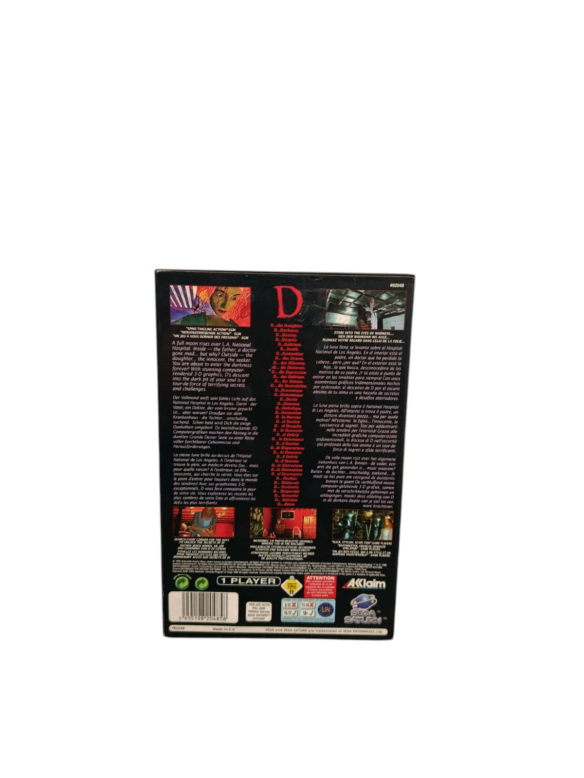 D Sega Saturn Complet