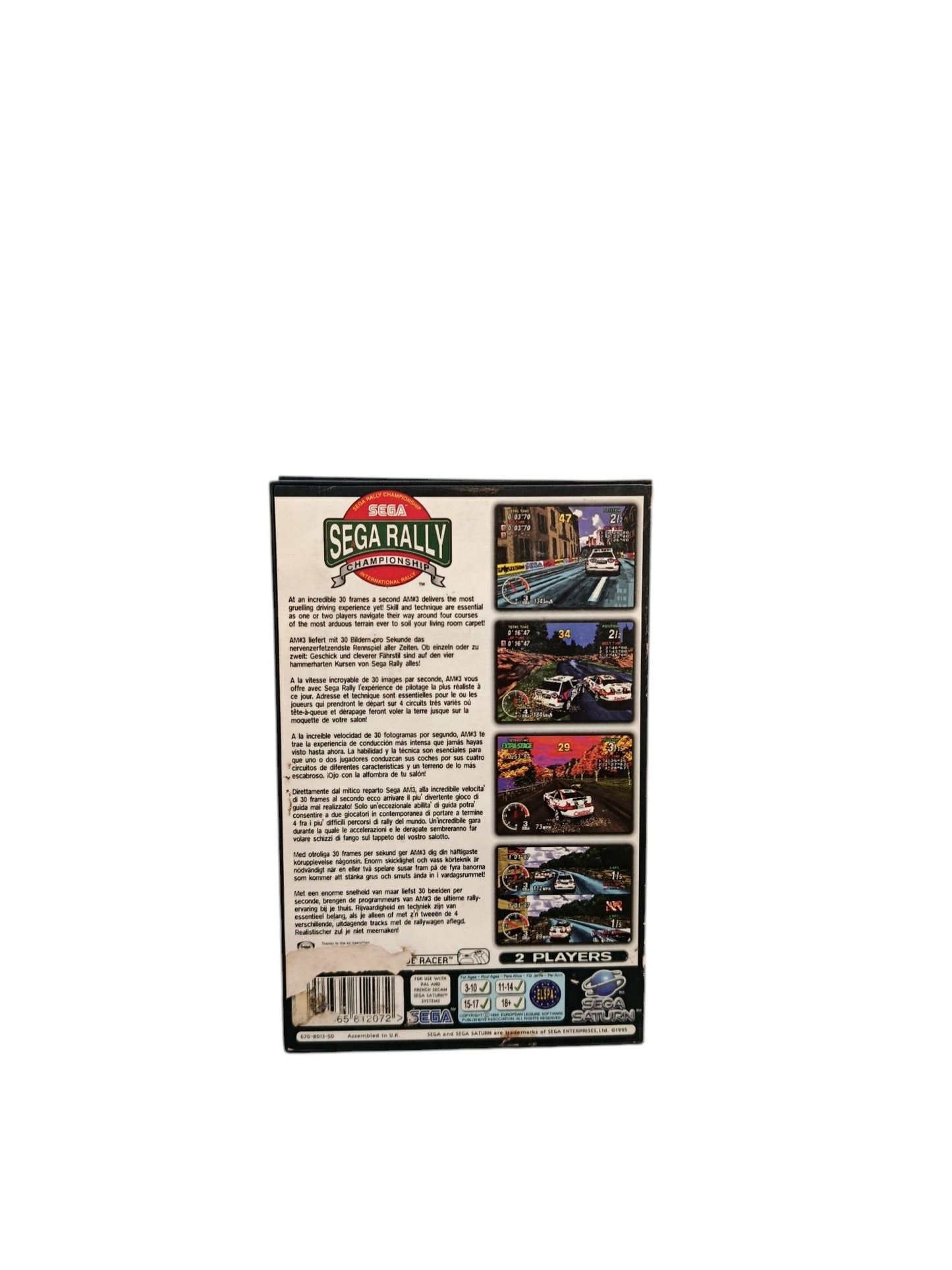 Sega Rally Sega Saturn
