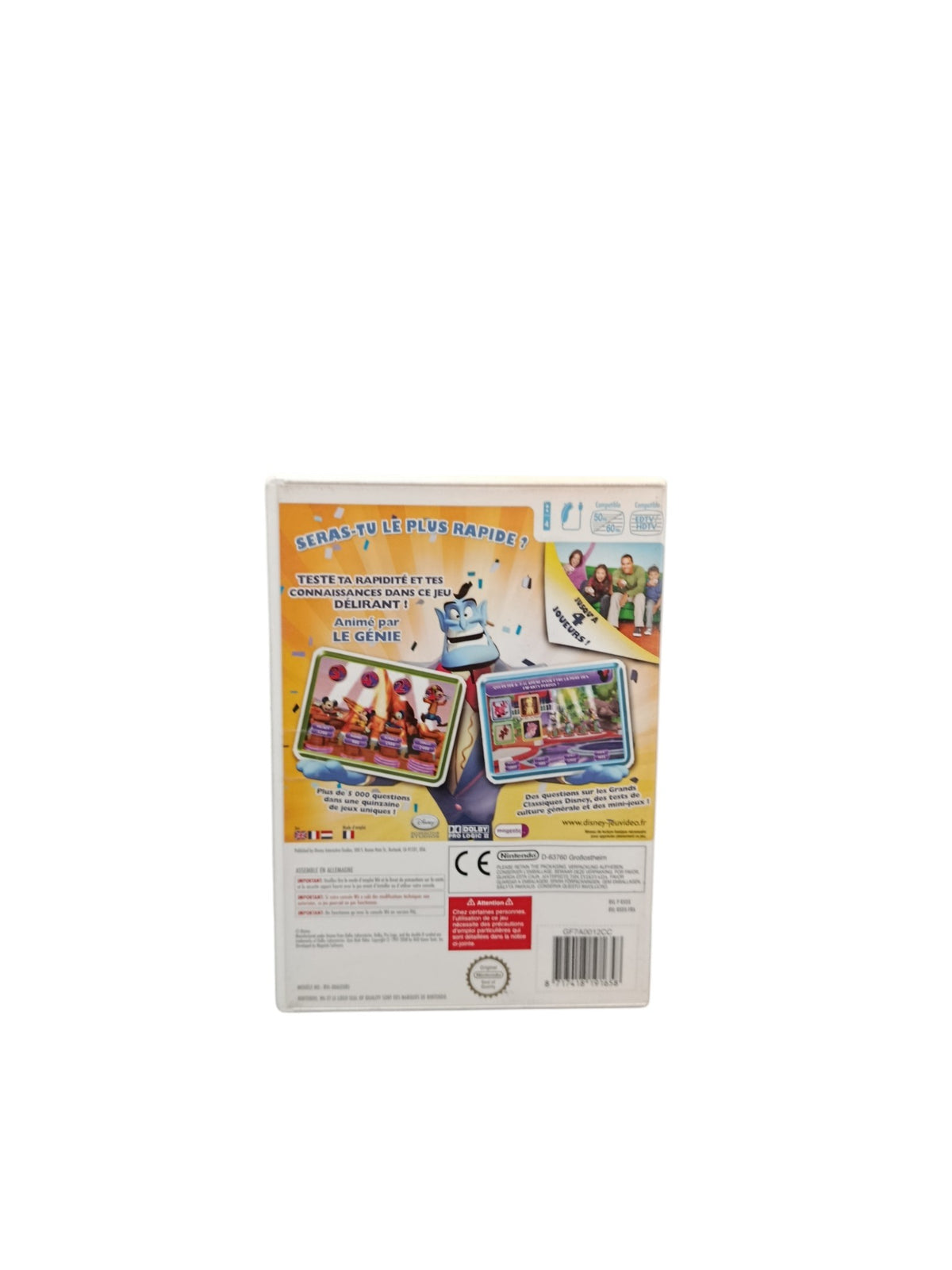 Disney Think Fast Nintendo Wii Complet