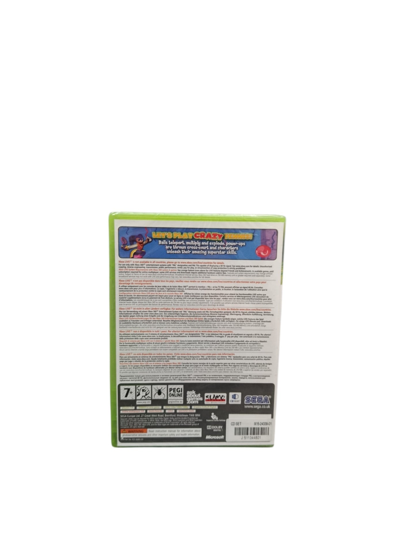 Sega Superstars Tennis Xbox 360 Neuf