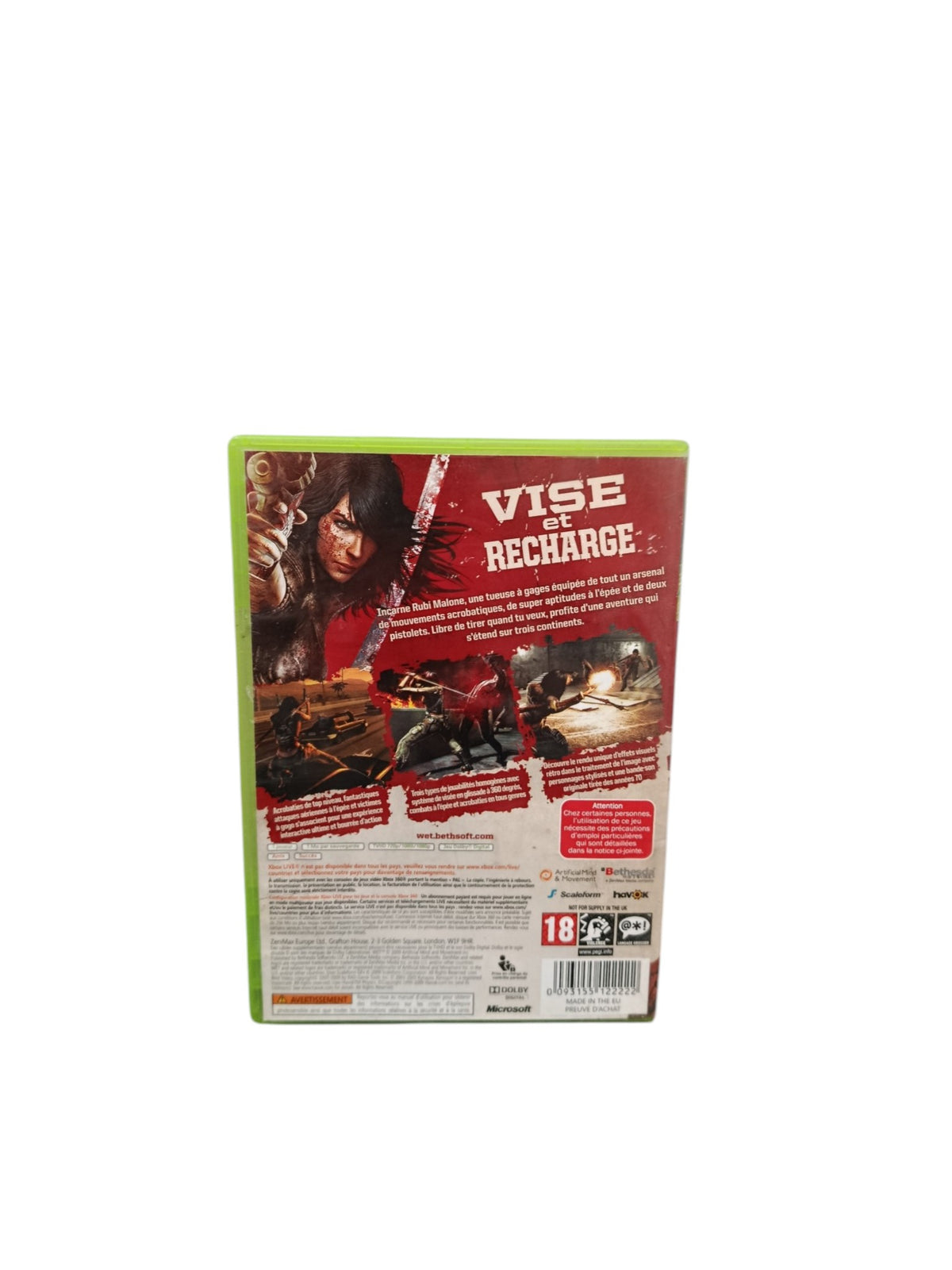 Wet Xbox 360 Complet