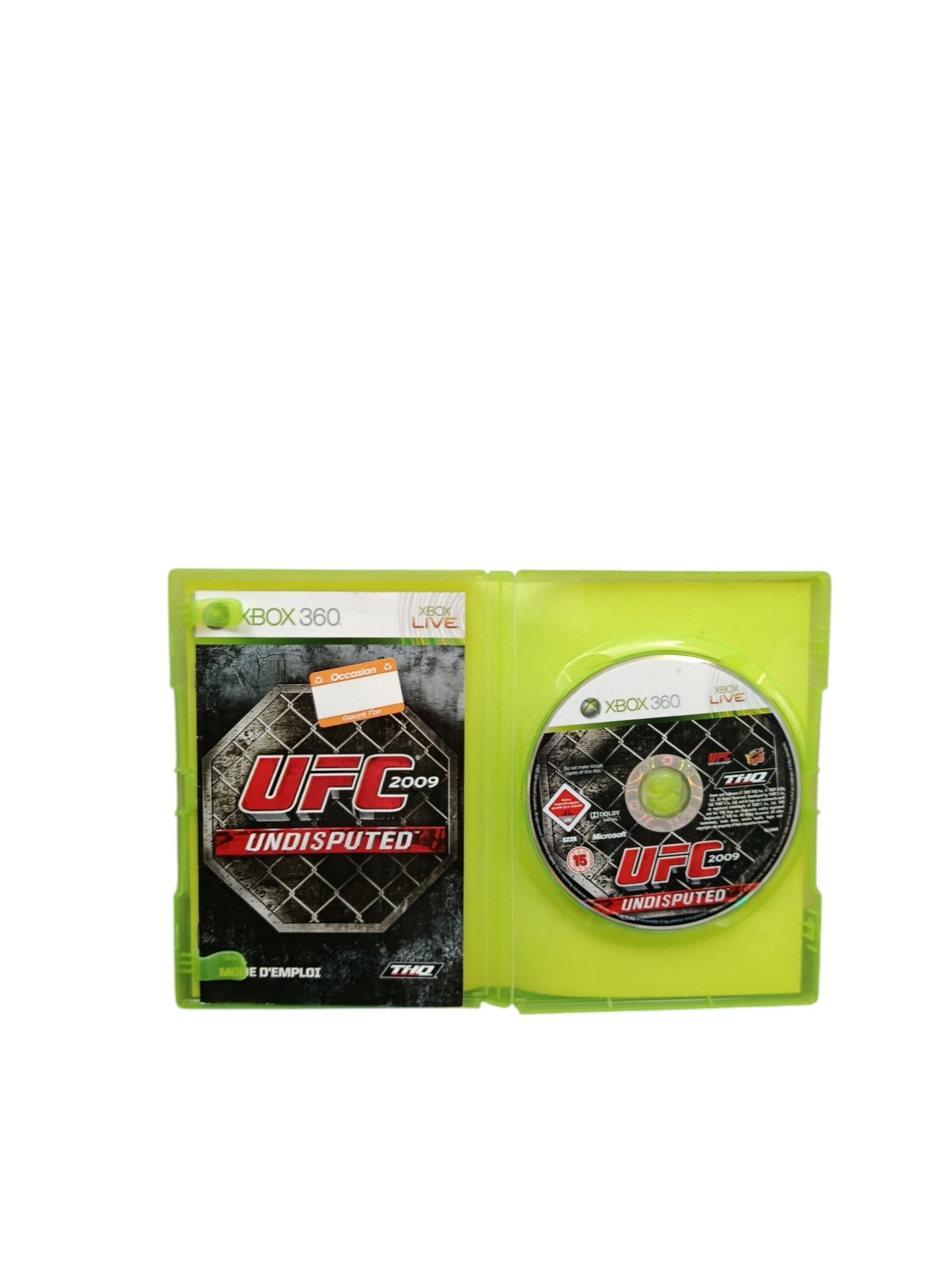 UFC 2009 Undisputed Xbox 360 Complet