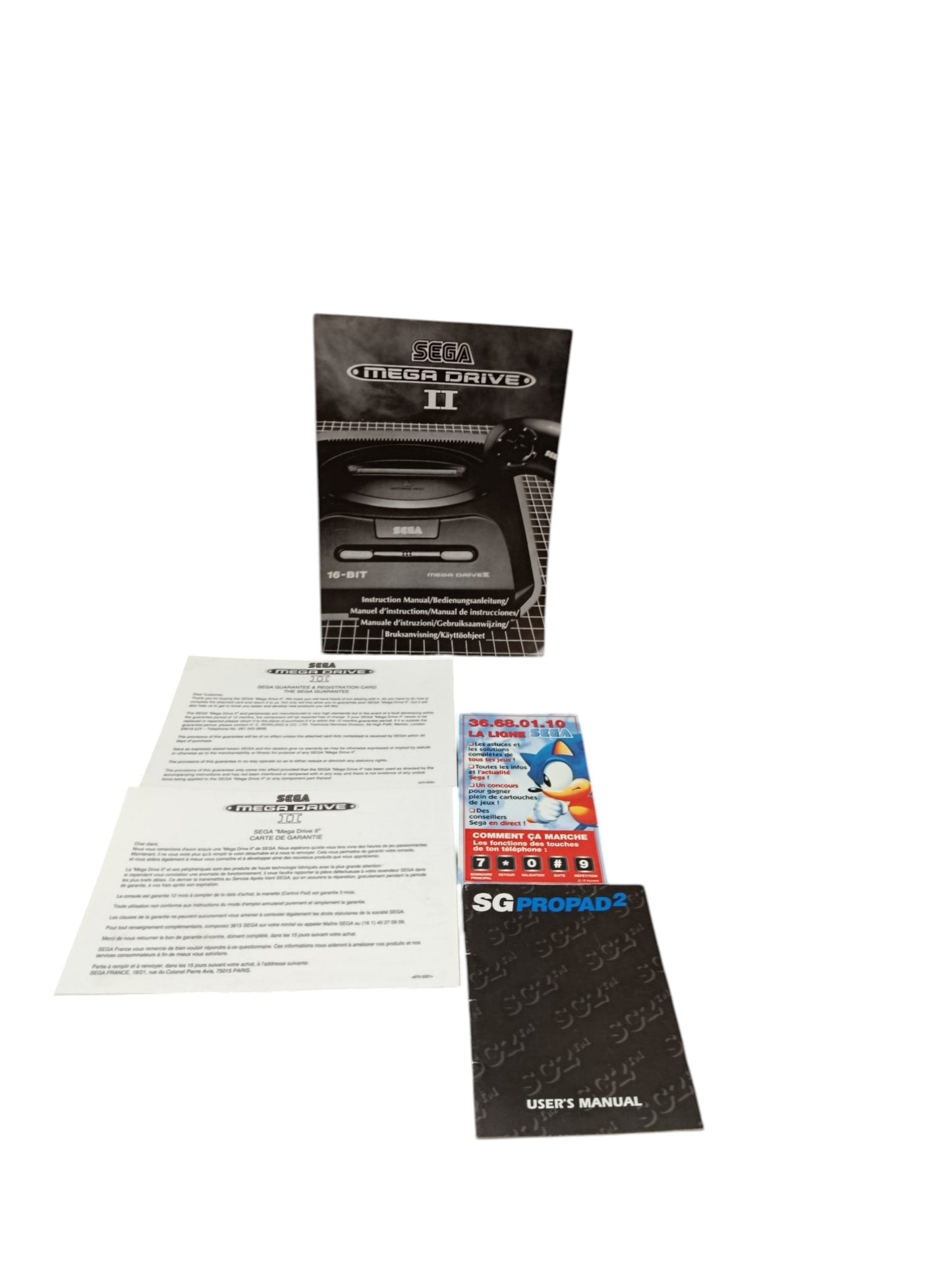 Notice Console Mega Drive