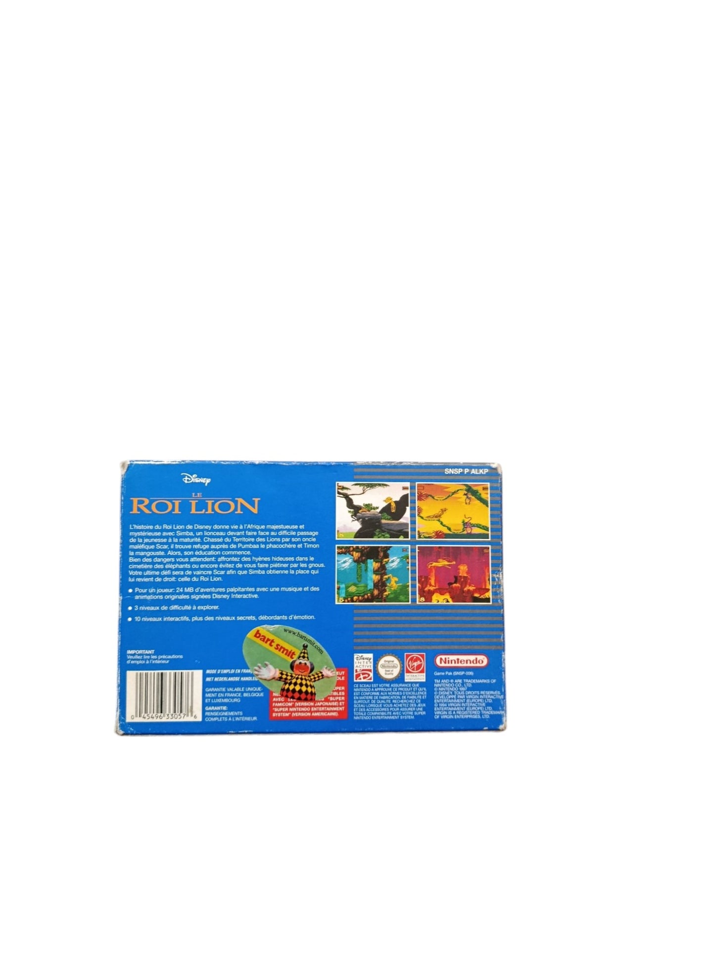 Roi Lion Super Nintendo SNES