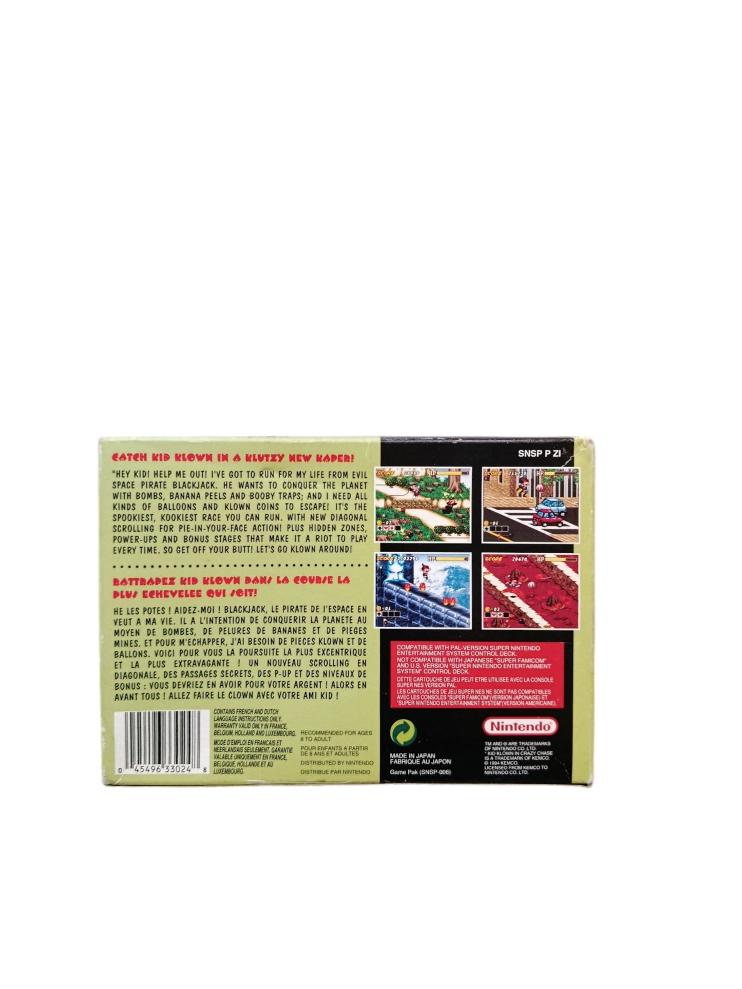 Crazy Chase Super Nintendo (SNES)
