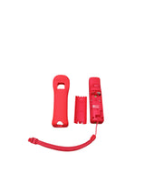 Manette Rouge Nintendo Wii avec housse de protection
