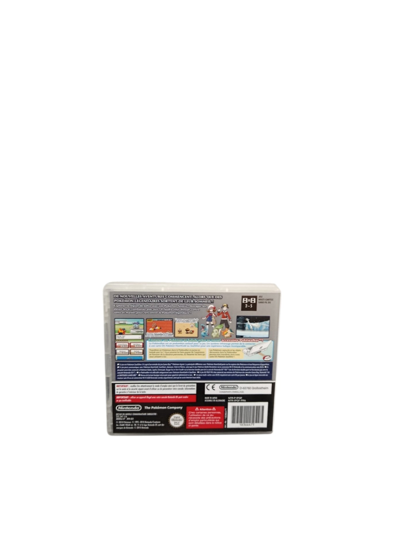 pokémon Soulsilver Complet Nintendo DS Pack rare