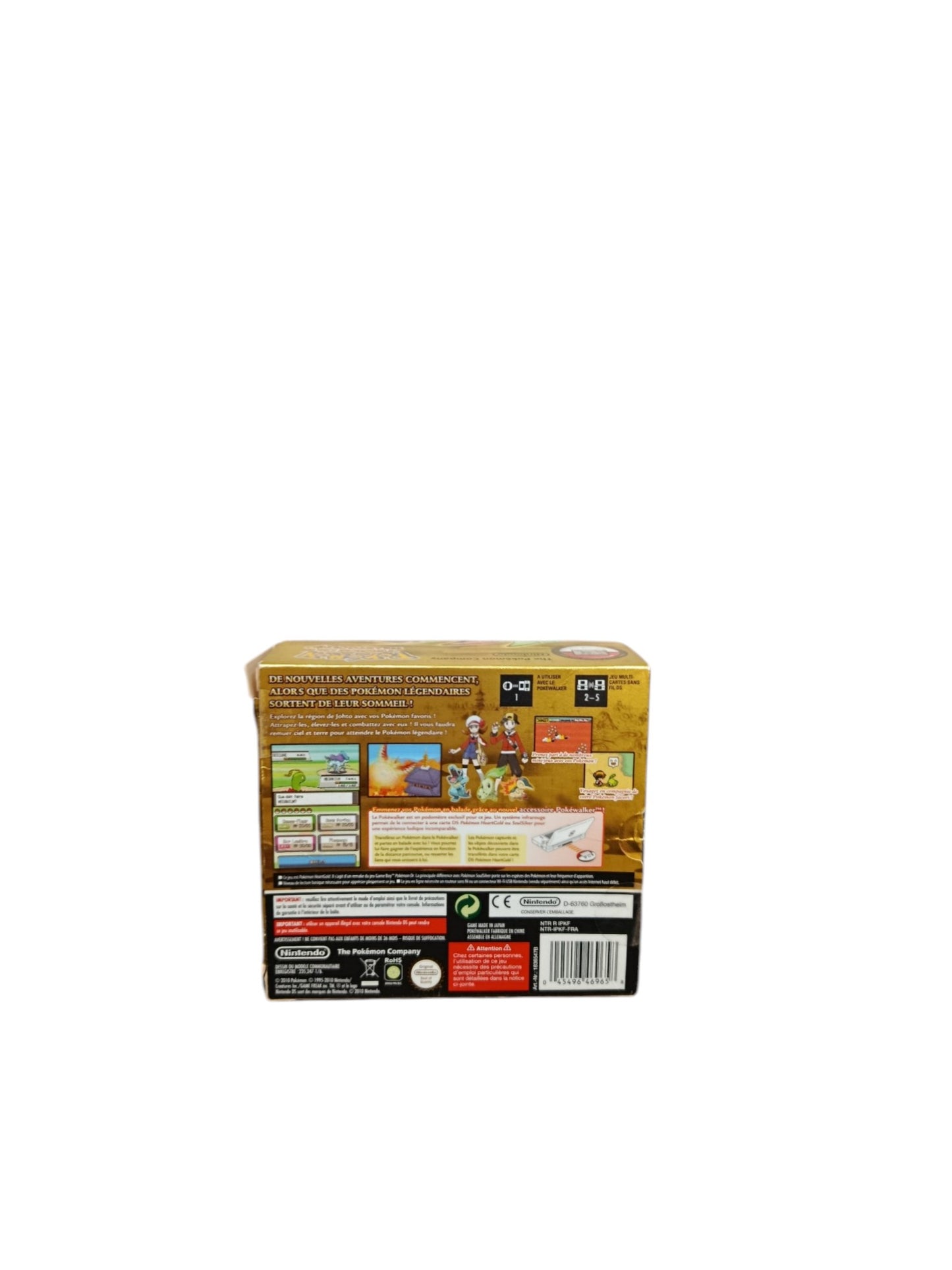pokémon Heartgold Complet Nintendo DS Pack rare