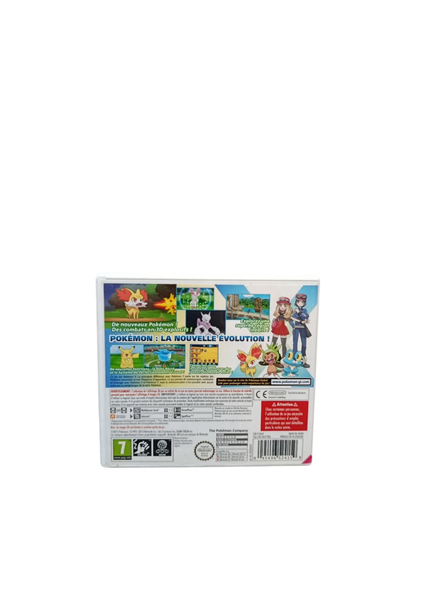 pokémon X Nintendo 3DS Complet