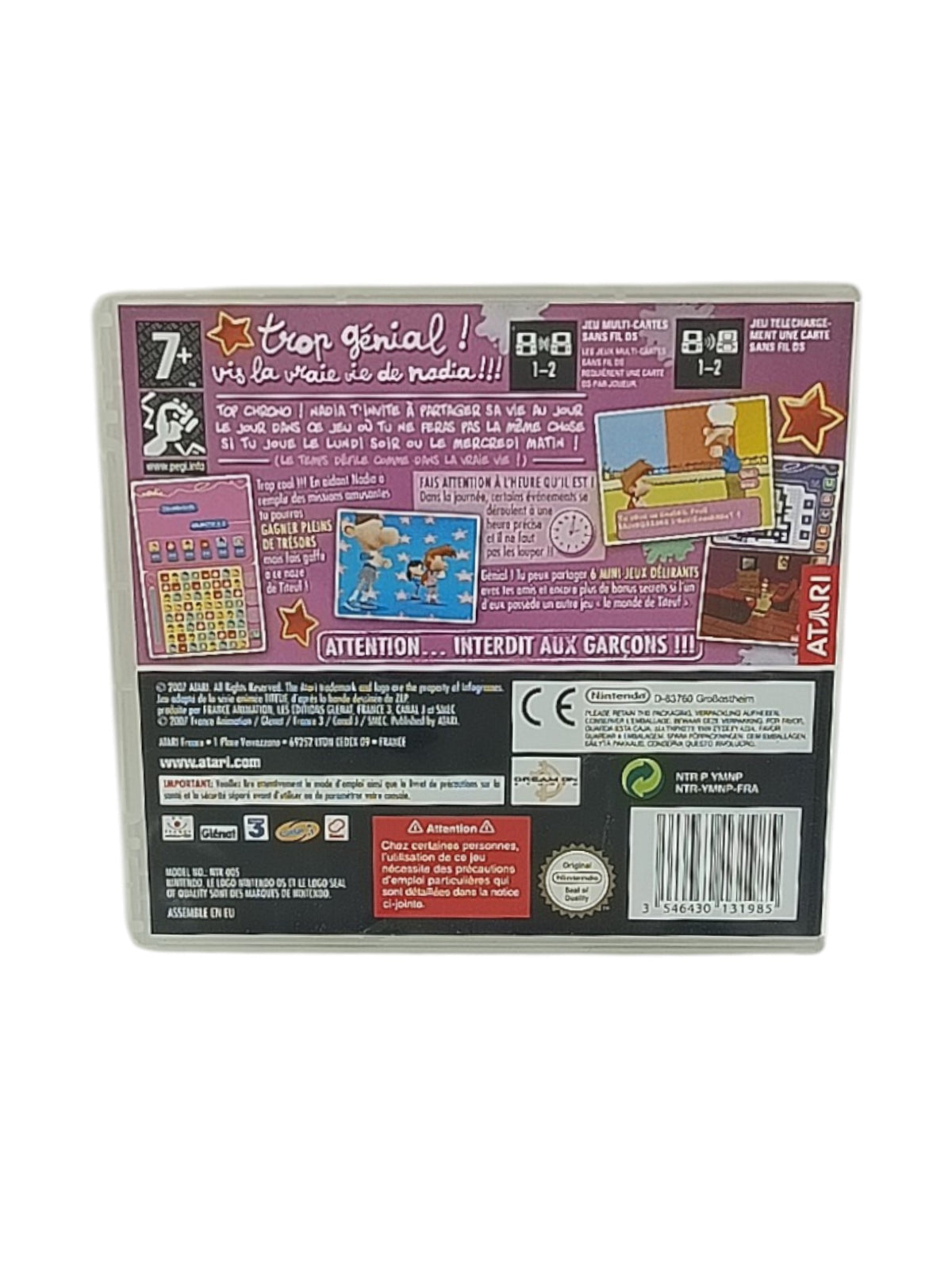 Le Monde de Nadia Nintendo DS