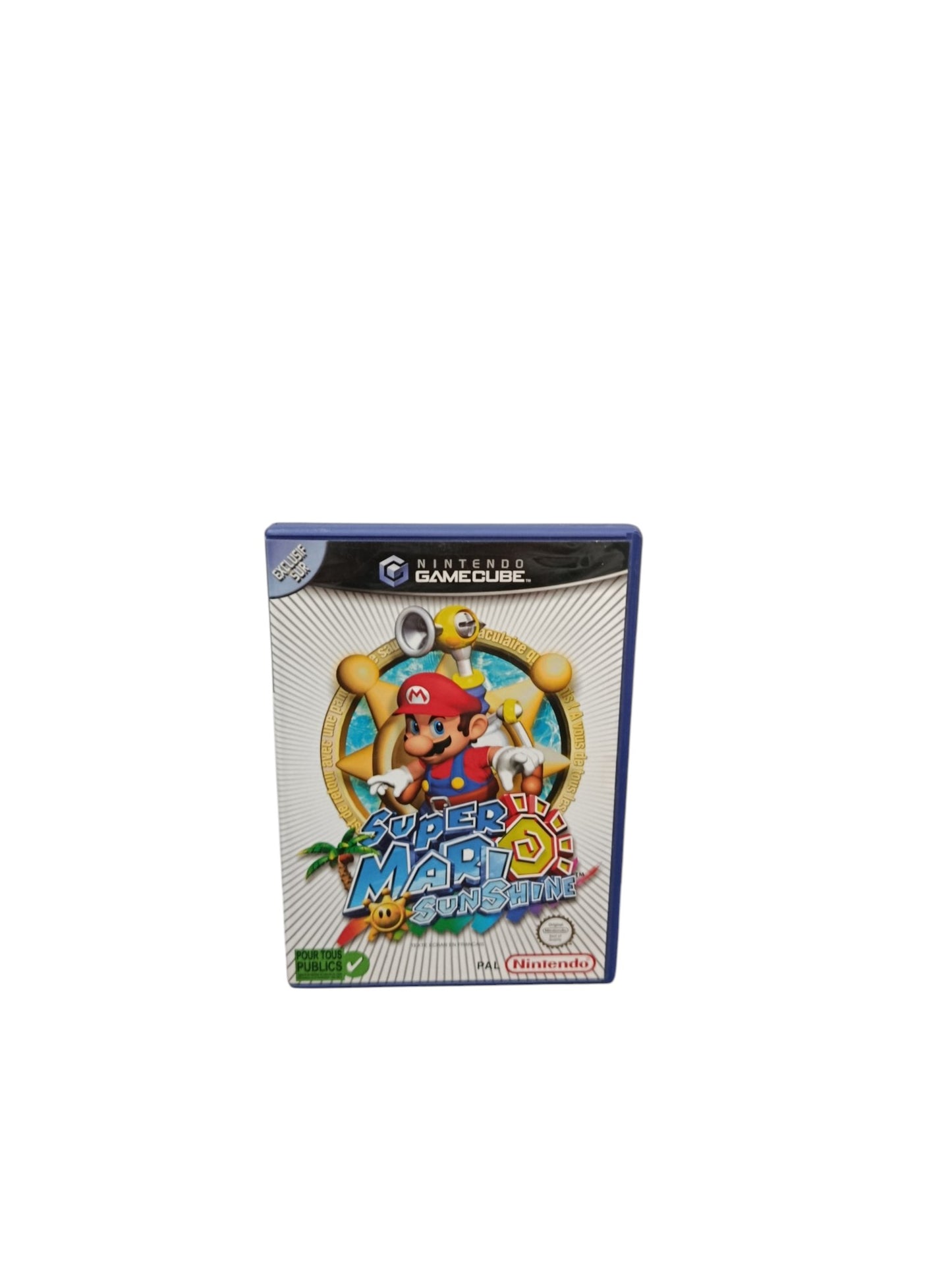 Super Mario Sunshine Nintendo GameCube GC Boite seule avec notice
