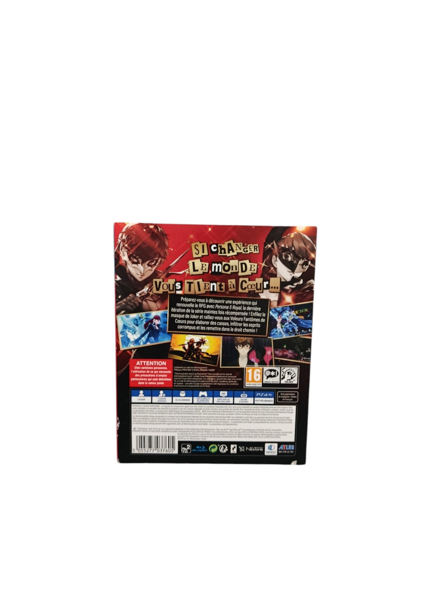 Persona 5 Royal Theme Dynamique PlayStation 4 PS4 Steelbook FRA