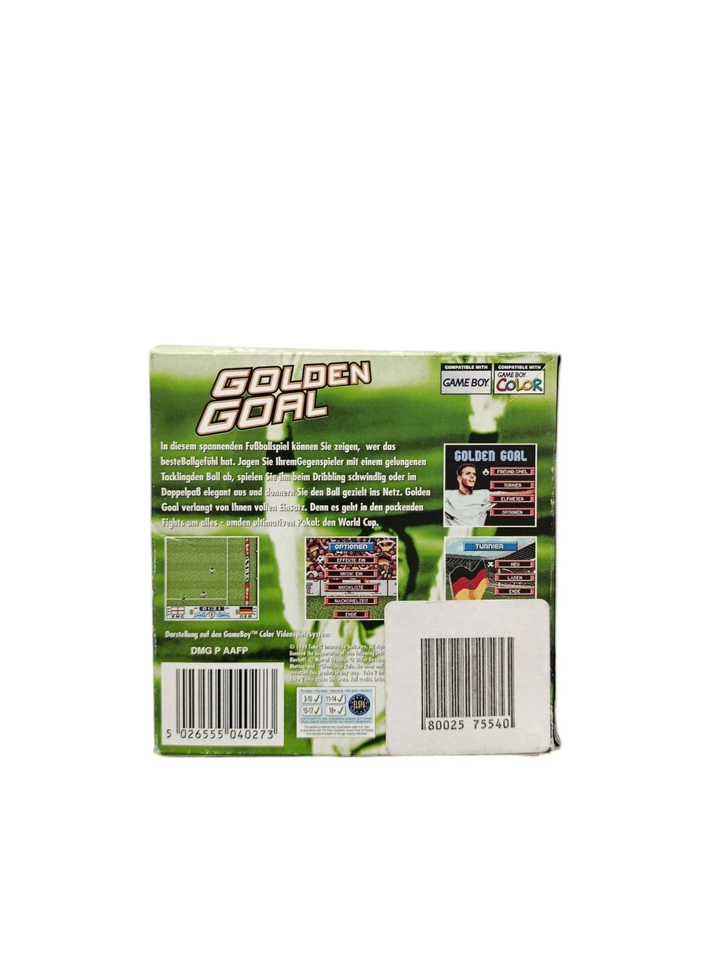 Golden Goal Jeu Game Boy Color