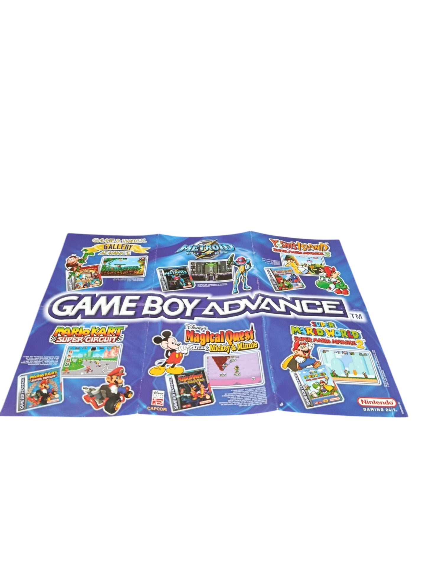 Dépliant Game Boy Advance