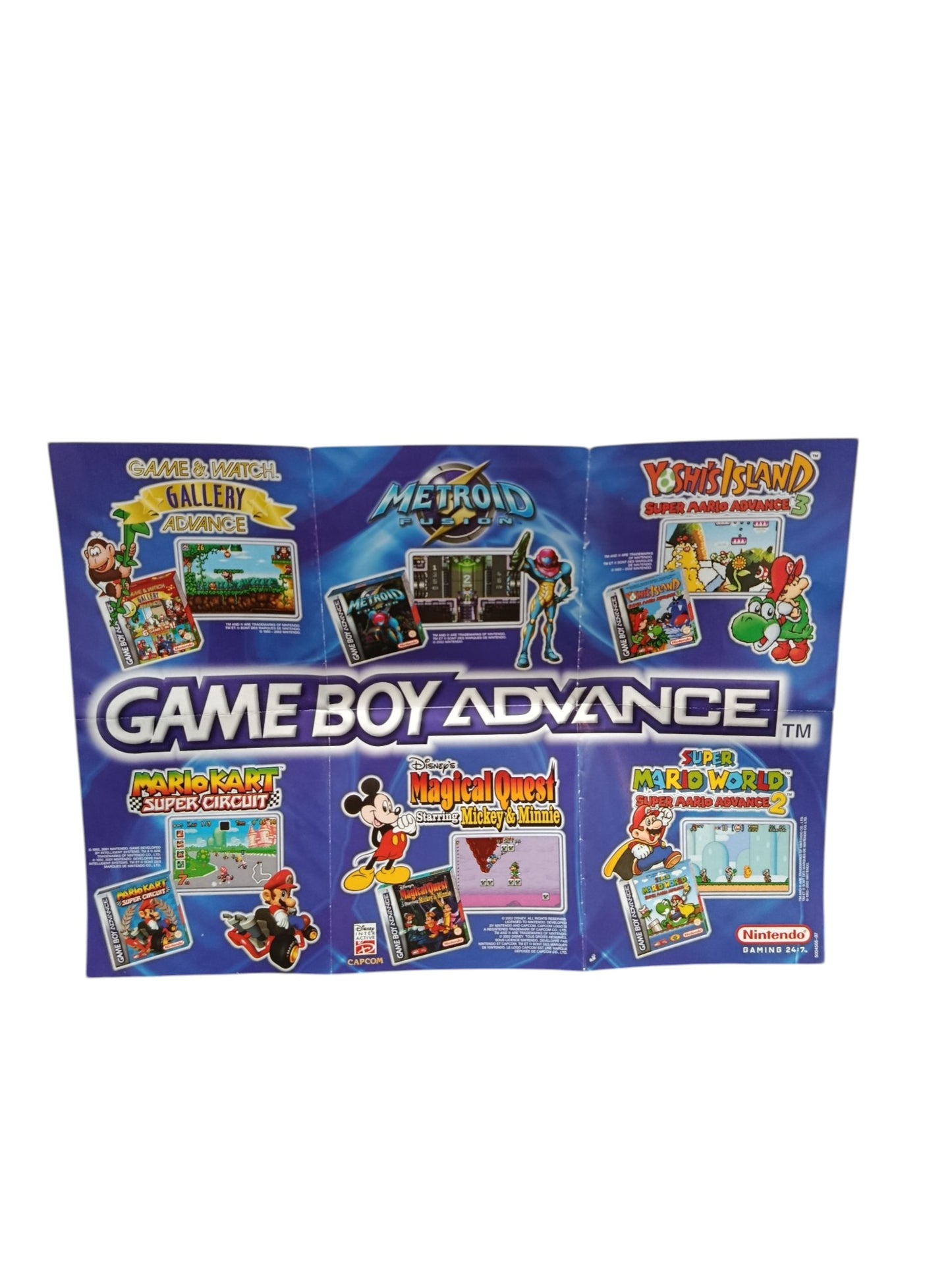 Dépliant Game Boy Advance