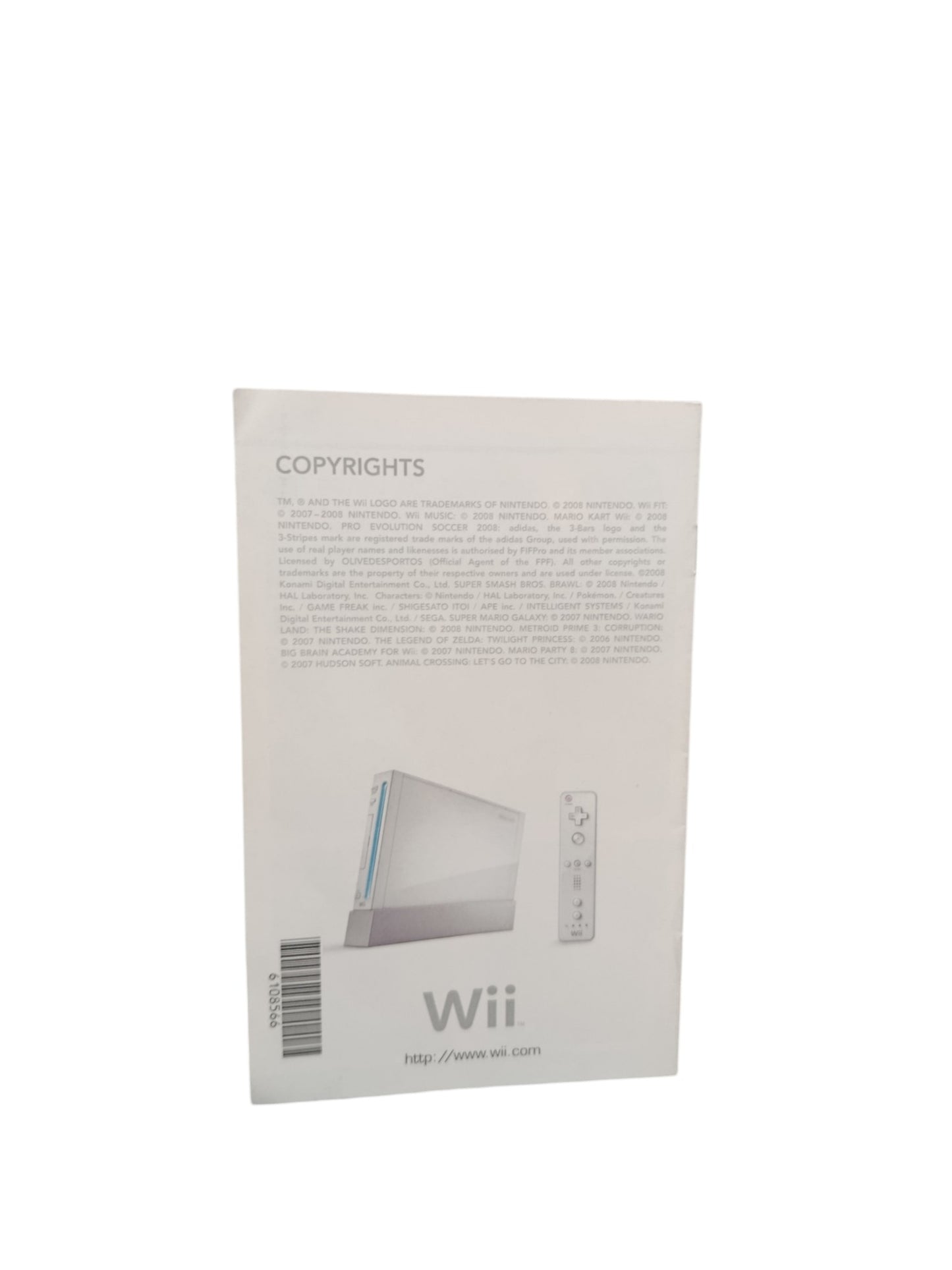 Dépliant Nintendo Wii  (RVL-EUR-5) Version Française