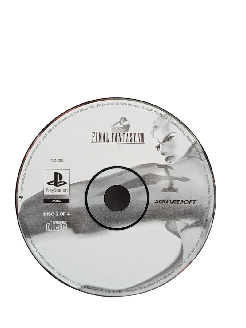 CD3 Final Fantasy VIII Playstation 1 (PS1)