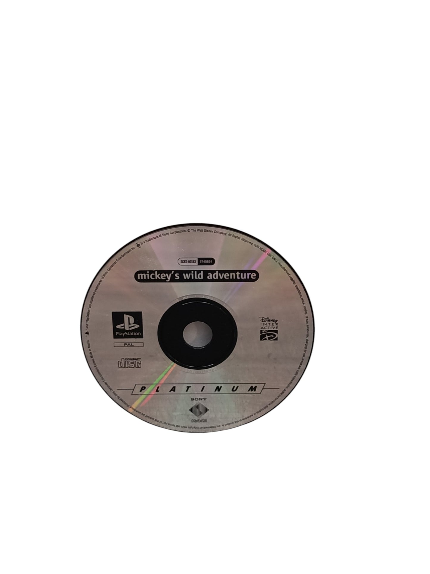 Mickey's Wild Adventure Playstation 1 (PS1) Version Française