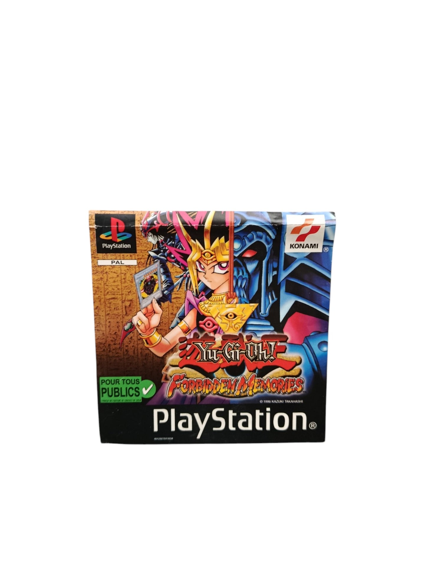 Jaquette Avant Yu-Gi-Oh Forbidden Memories Playstation 1 (PS1)