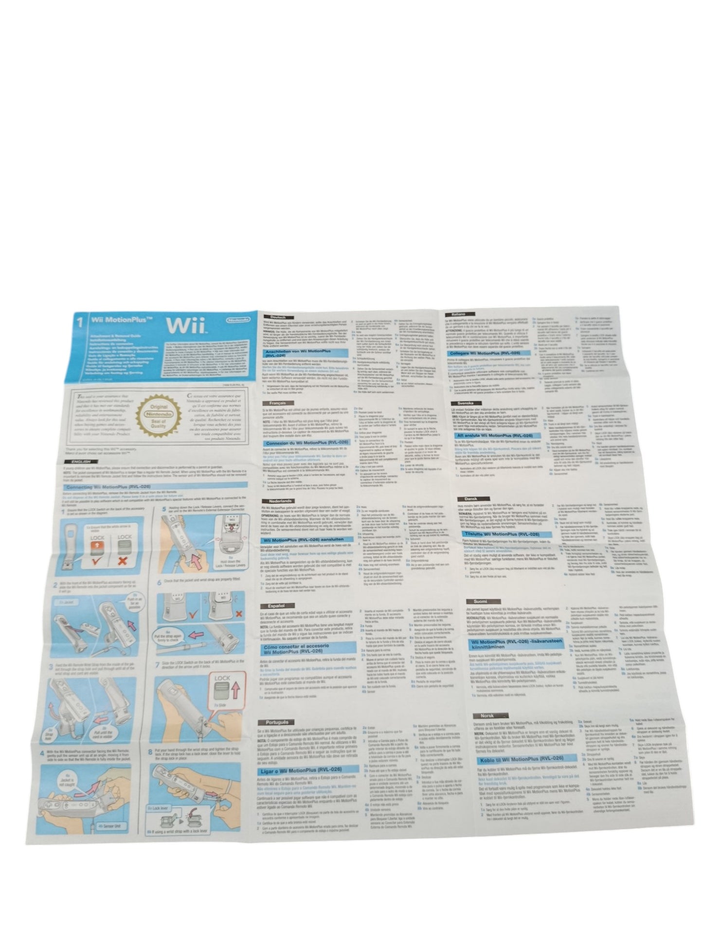 Notice d'utilisation MotionPlus Nintendo Wii