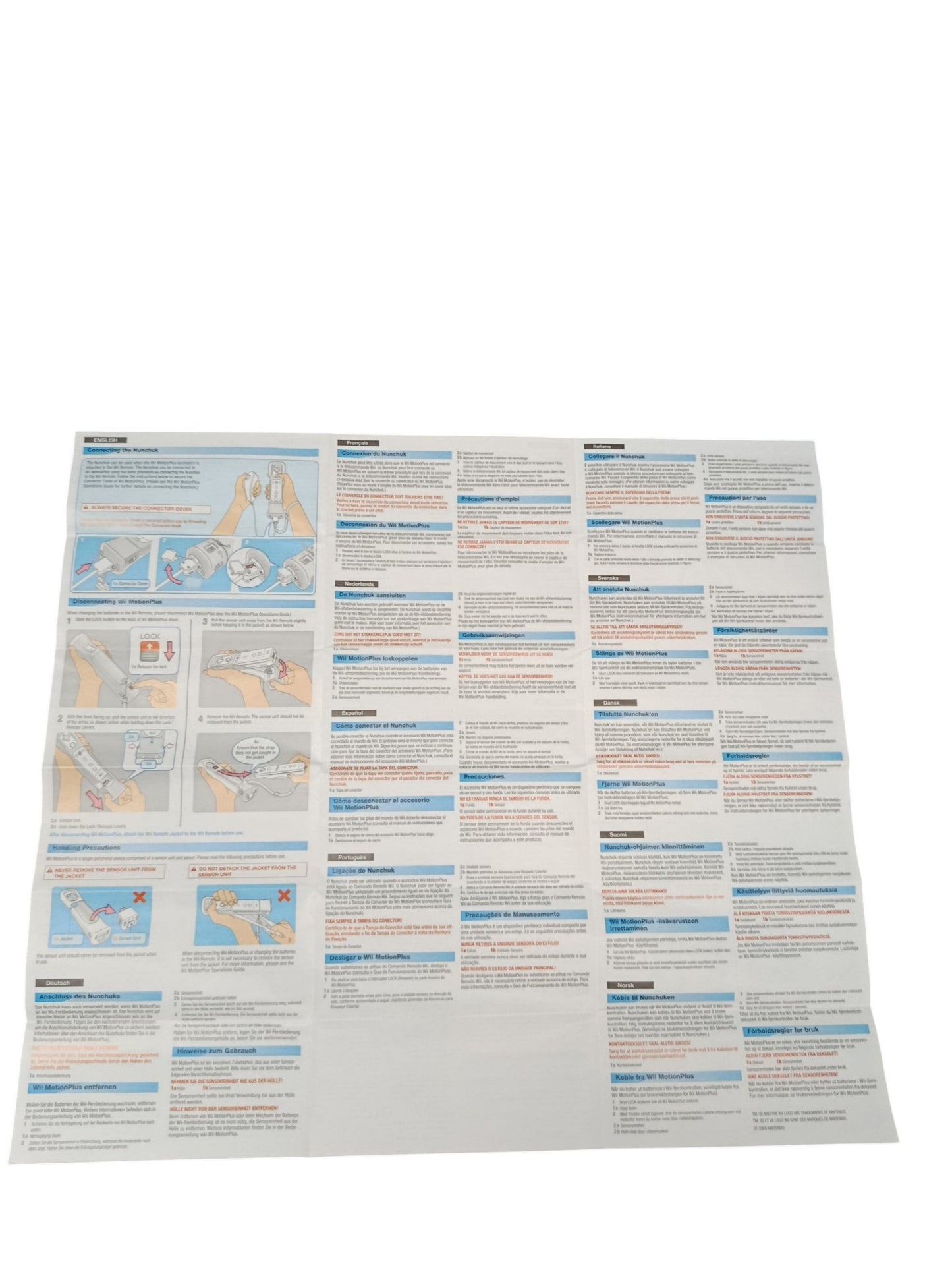 Notice d'utilisation MotionPlus Nintendo Wii