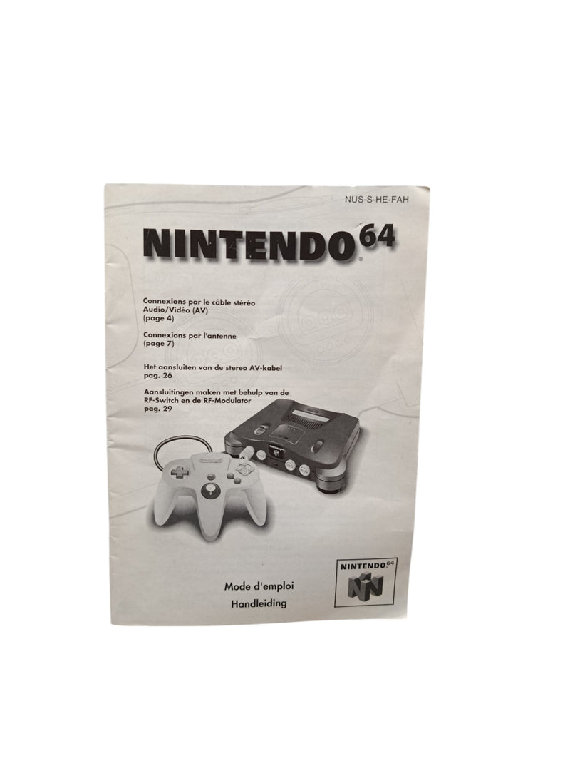Notice seule Console Nintendo 64