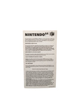 Carte Nintendo France présente avec la Console Nintendo 64