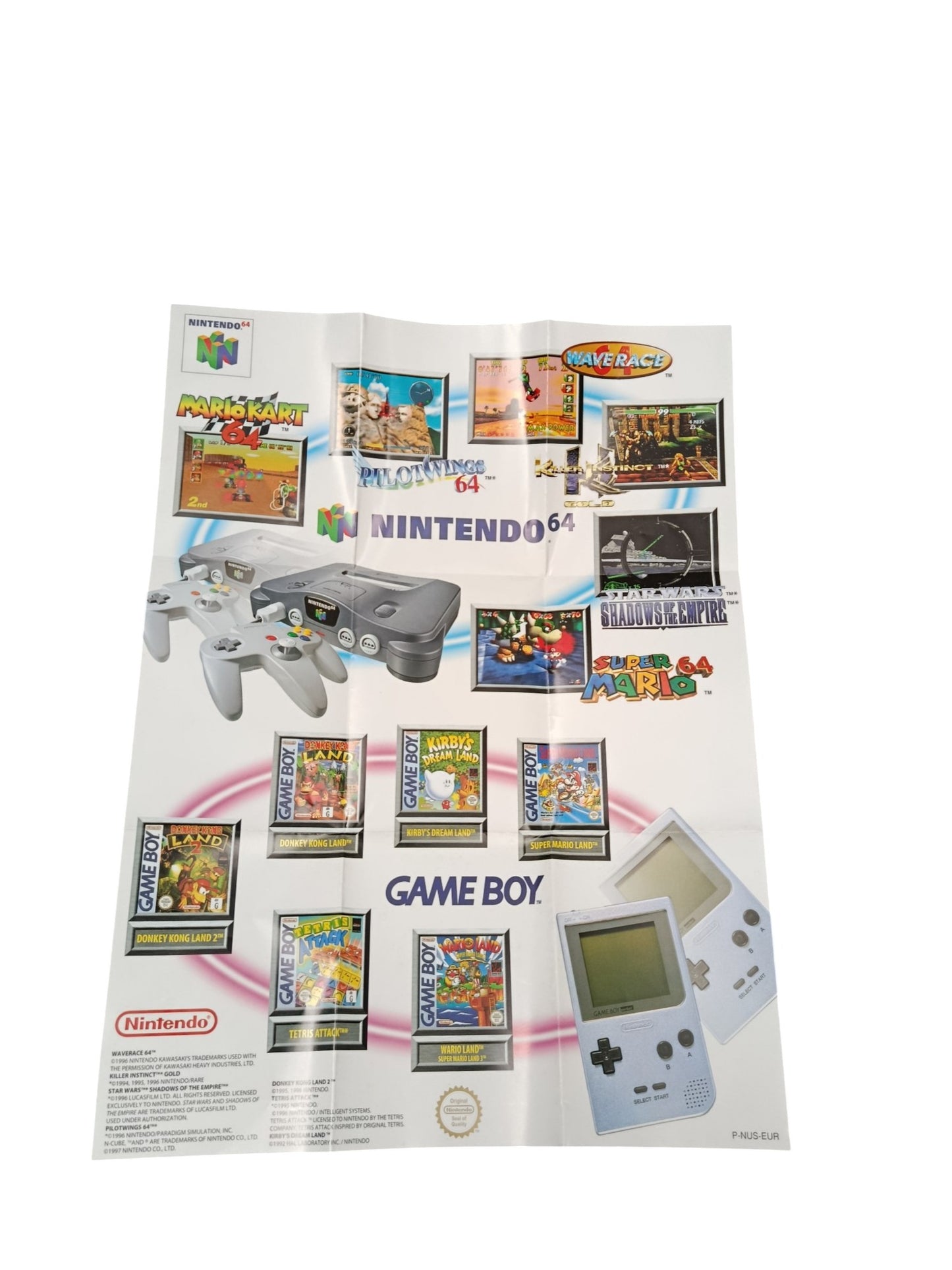 Dépliant de Présentation de Jeu Nintendo 64 (P-NUS-EUR)