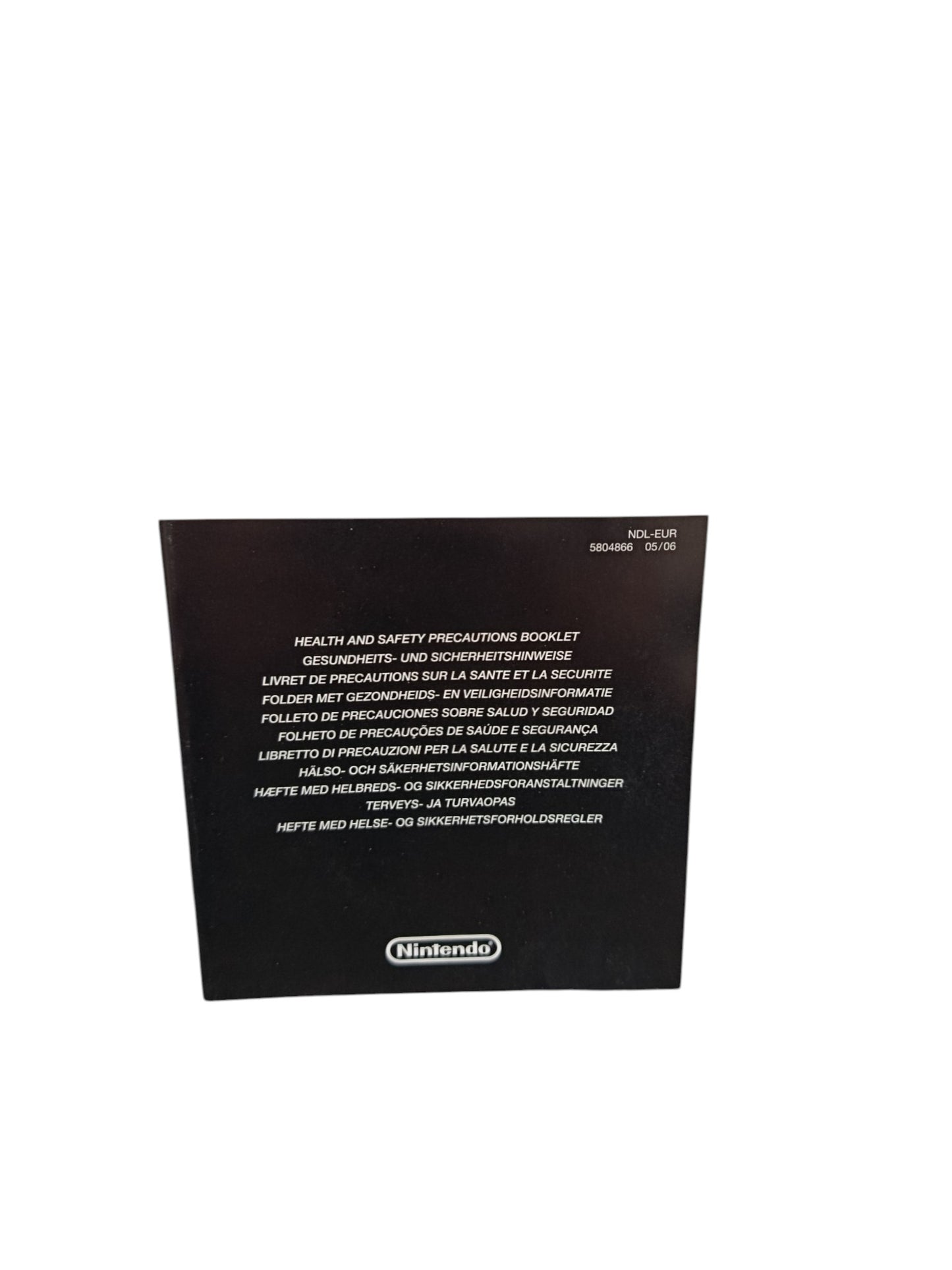 Manuel d'utilisation Jeu Nintendo DS (NDL-EUR)