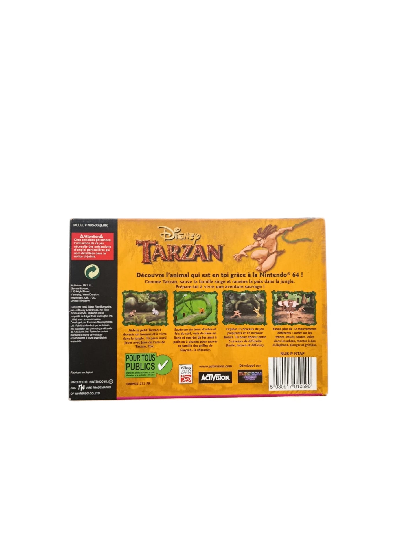 Tarzan Nintendo 64 (N64) Version Complète FRA