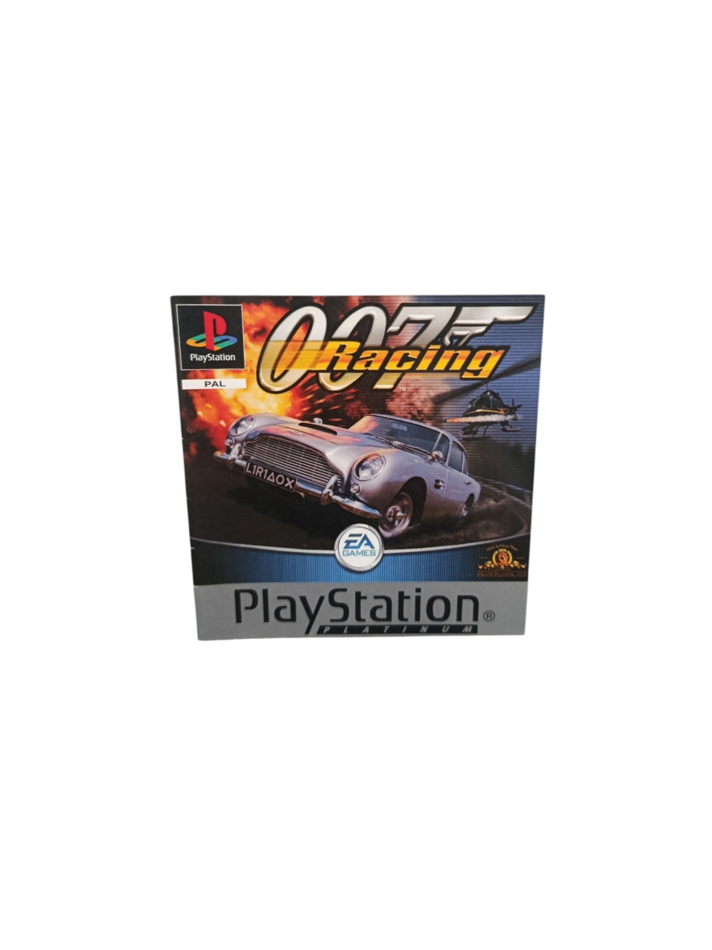 Jaquette Avant 007 Racing Playstation 1 (PS1) Version Platinum