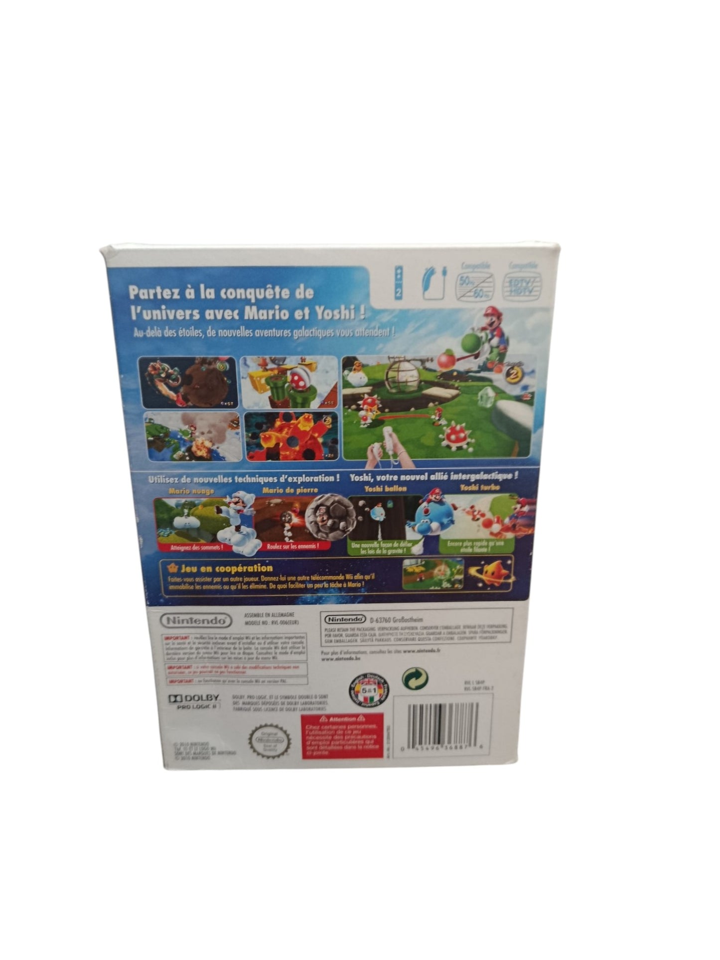 Boite Cartonée Super mario galaxy 2 nintendo WII (boite seule)