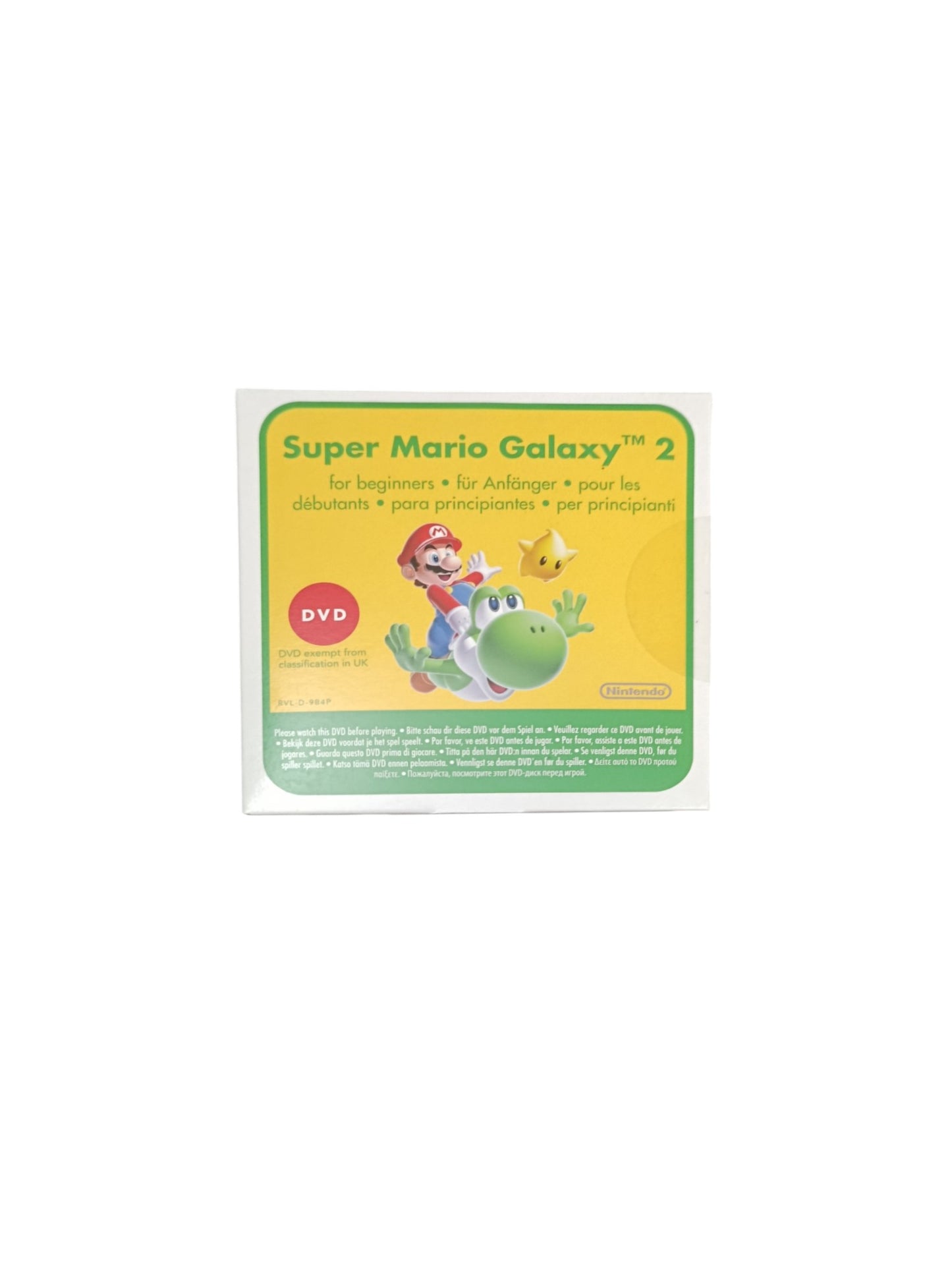 Super Mario Galaxy 2 Nintendo Wii Version DVD Neuf sous blister