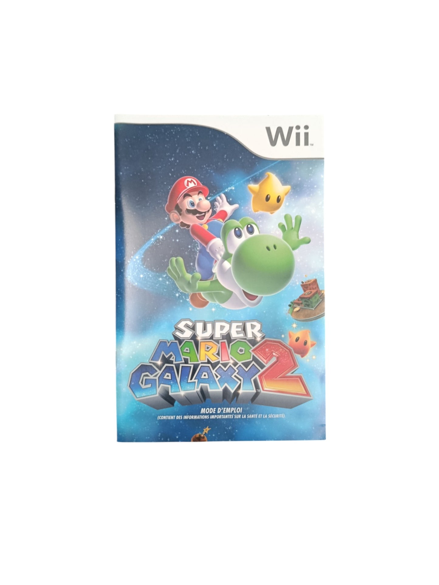 Notice Super Mario Galaxy 2 Nintendo Wii