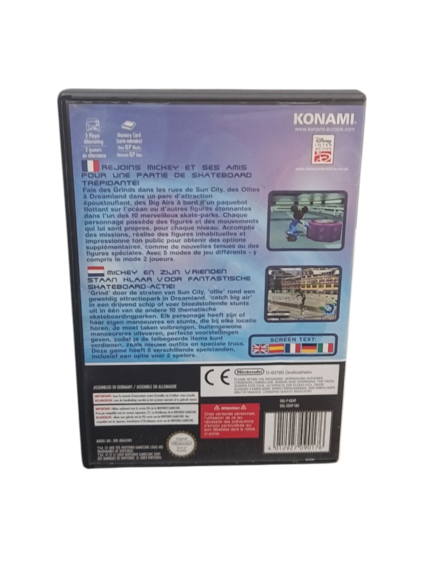 Disney Sports Skateboarding Nintendo GameCube