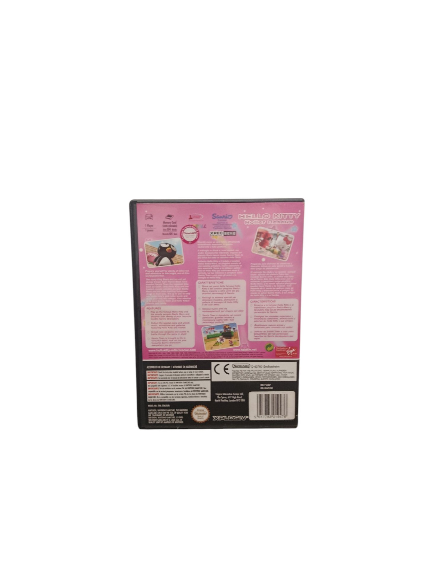 Hello KItty Nintendo GameCube Version UK