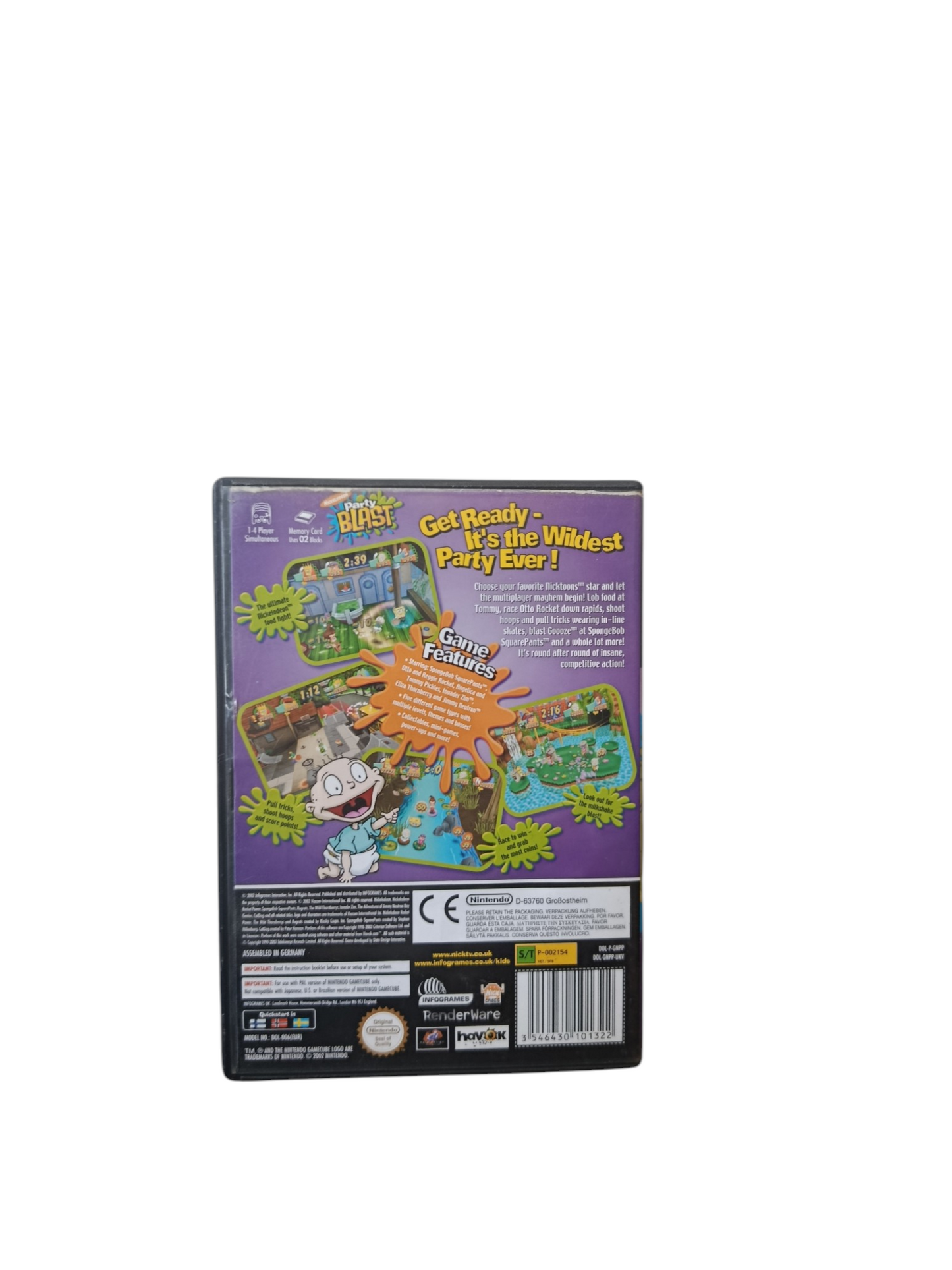 Party Blast Nintendo GameCube Version UK