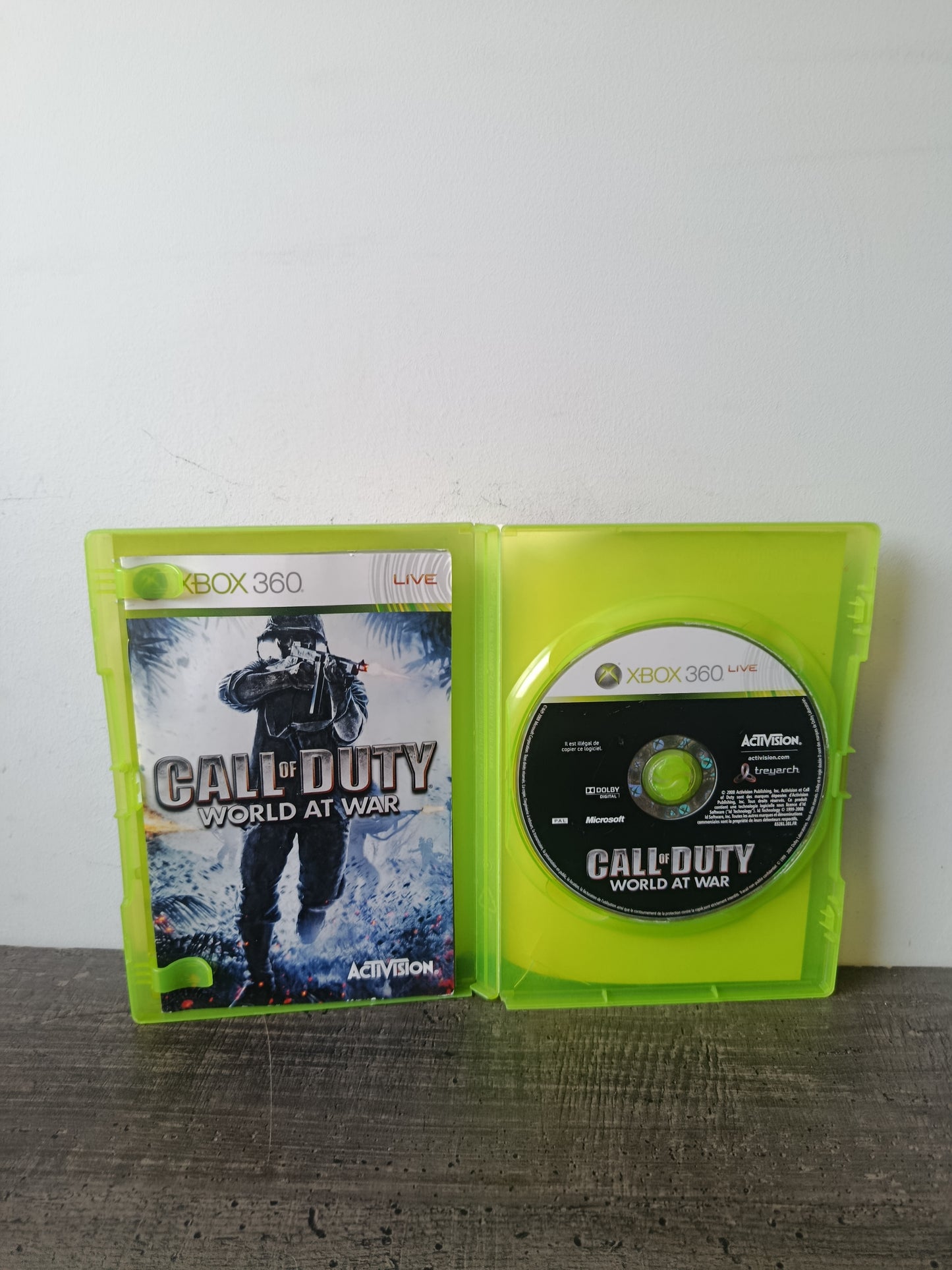 Call of Duty: World at War Xbox 360 Complet Version FRA